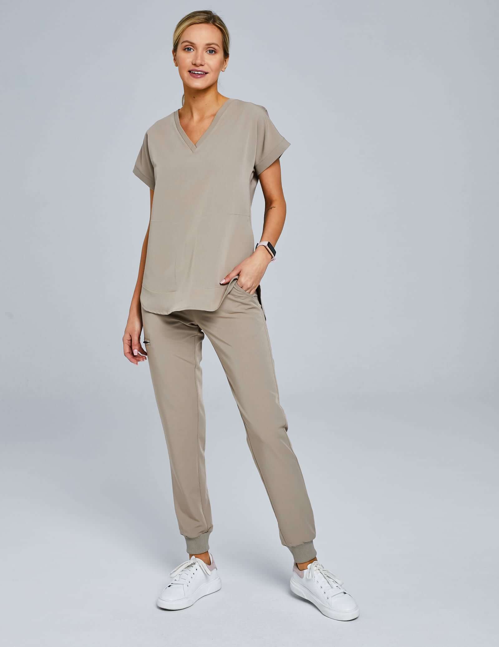 Damen-Jogginghose – BEIGE