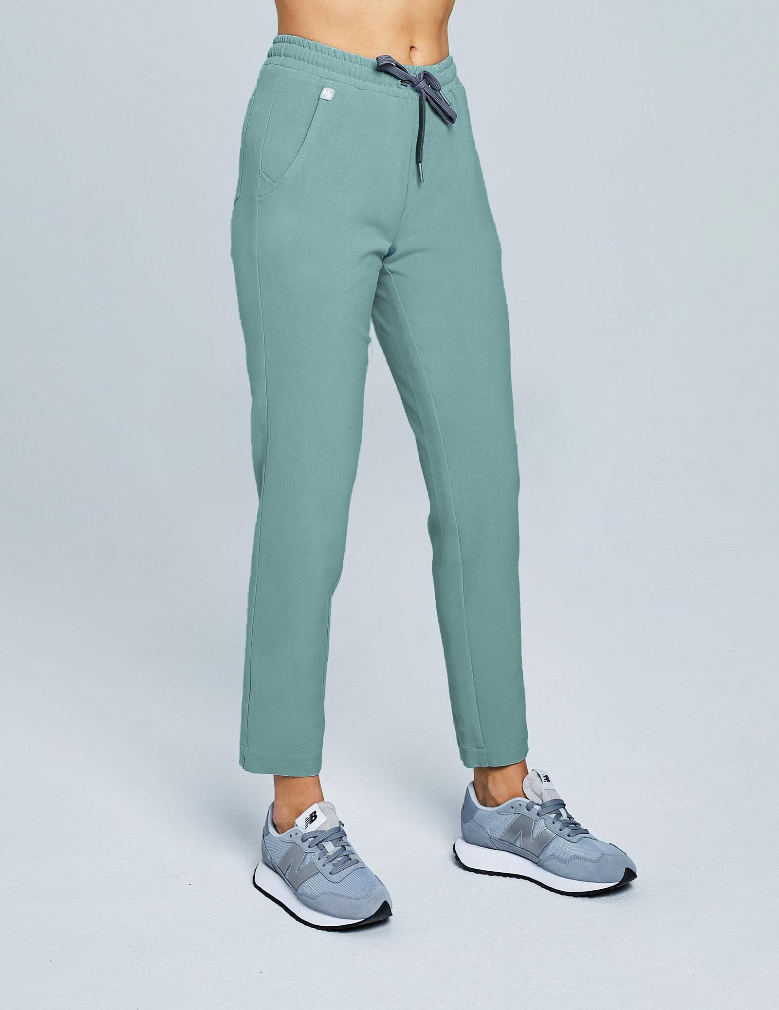 Basic-Damenhose - DUSTY GREEN