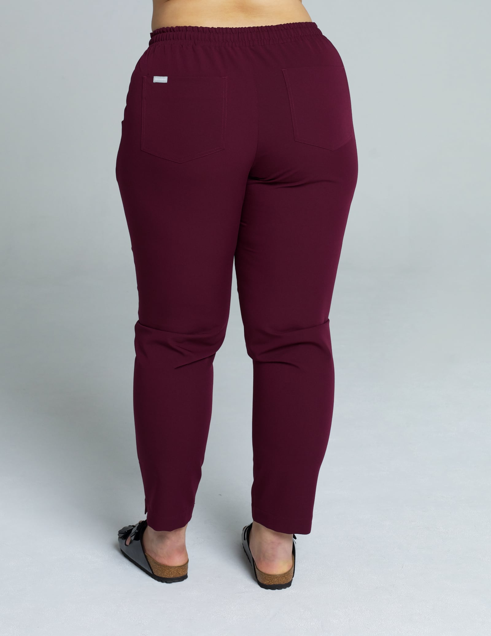 Basic-Damenhose - BURGUND