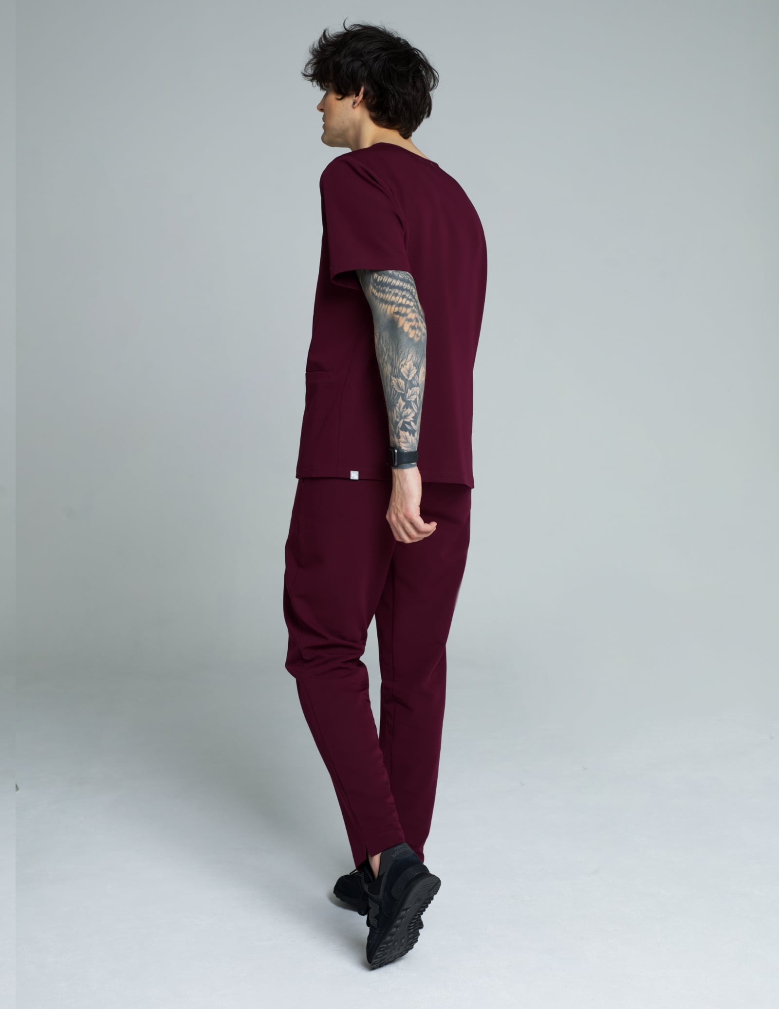 Herren-Basic-Hose – BURGUND