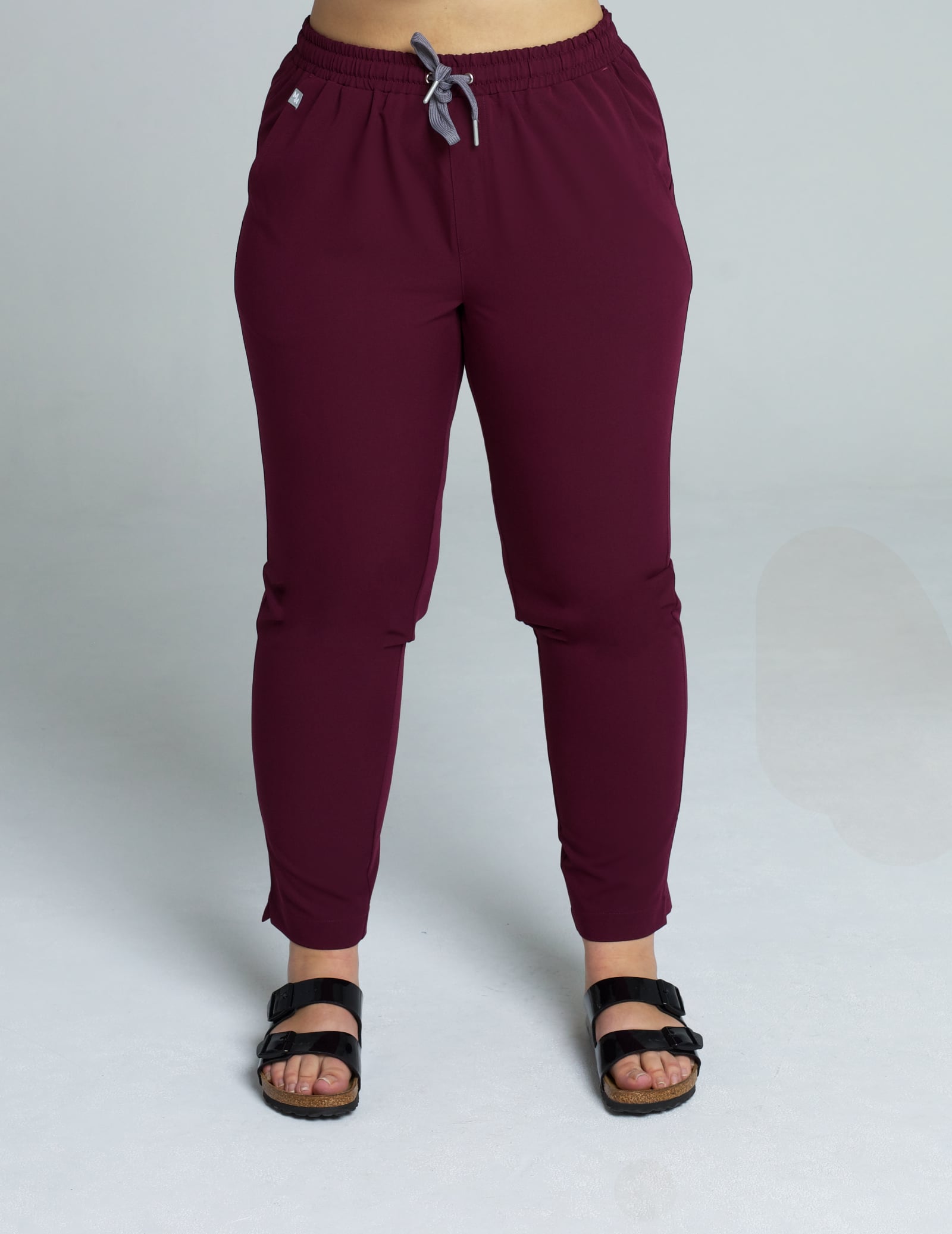 Basic-Damenhose - BURGUND