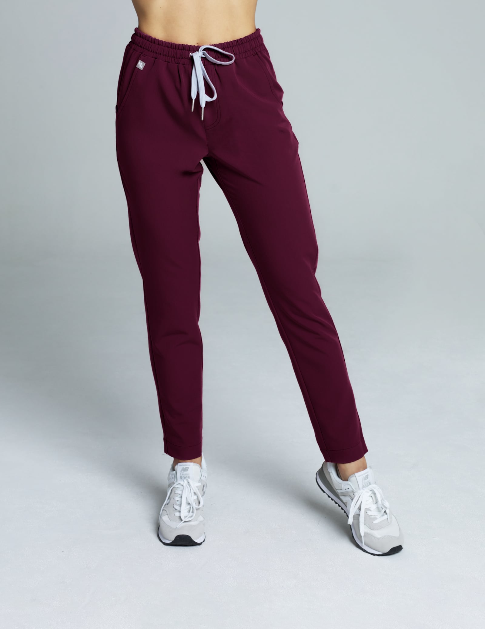 Basic-Damenhose - BURGUND