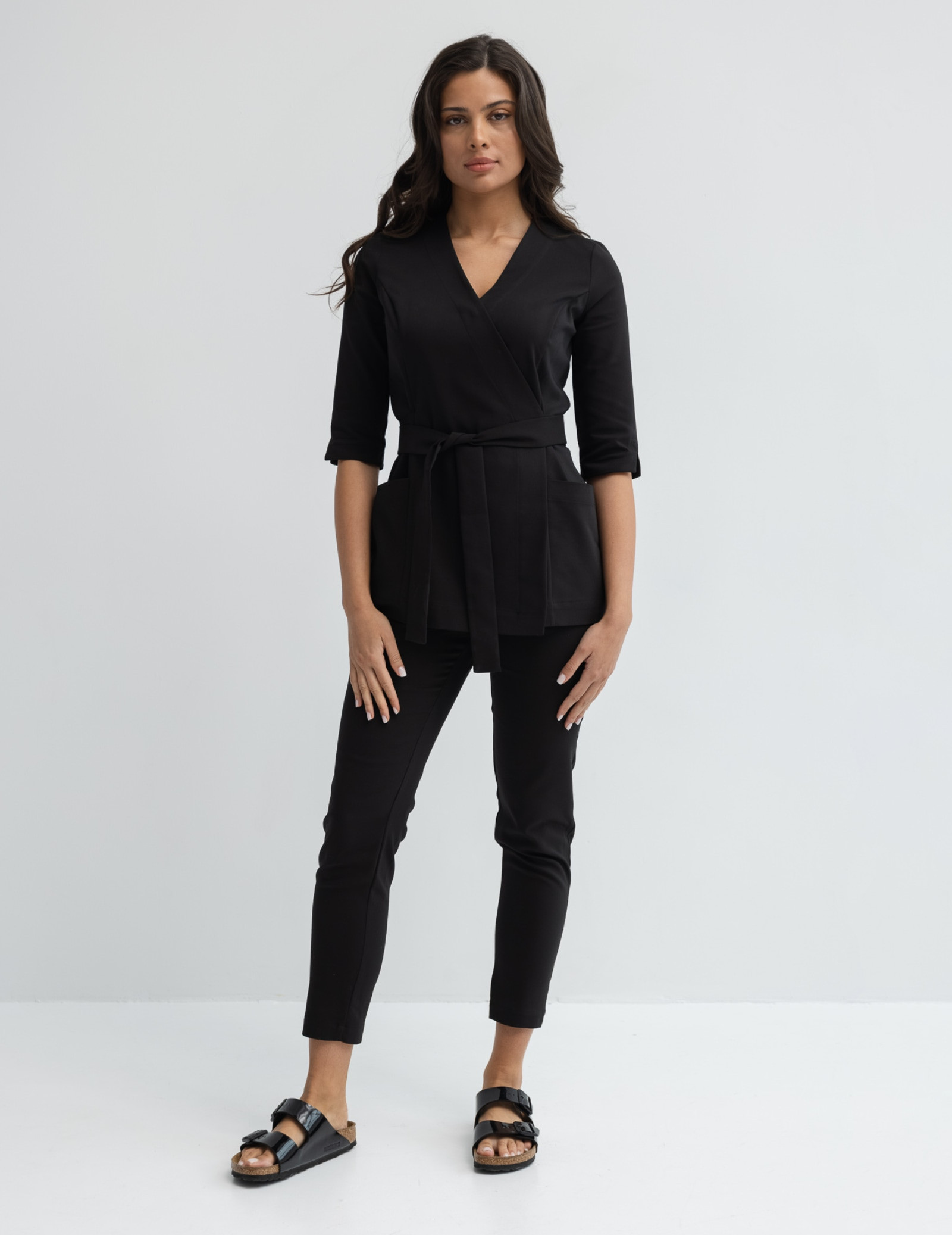 Damen Hose Slim Fit - TRUE BLACK