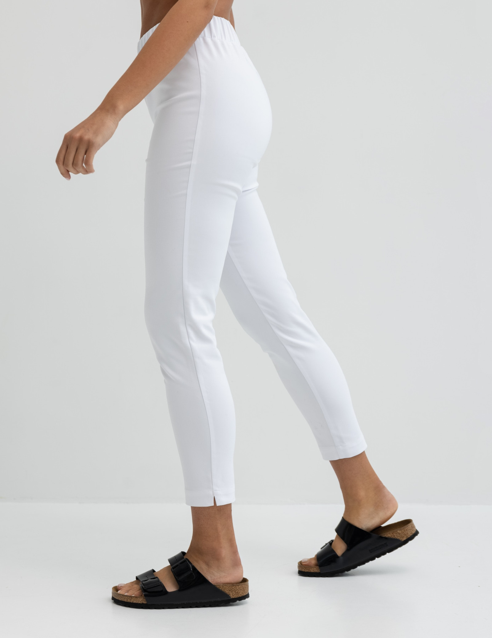 Damen Hose Slim Fit - WHITE