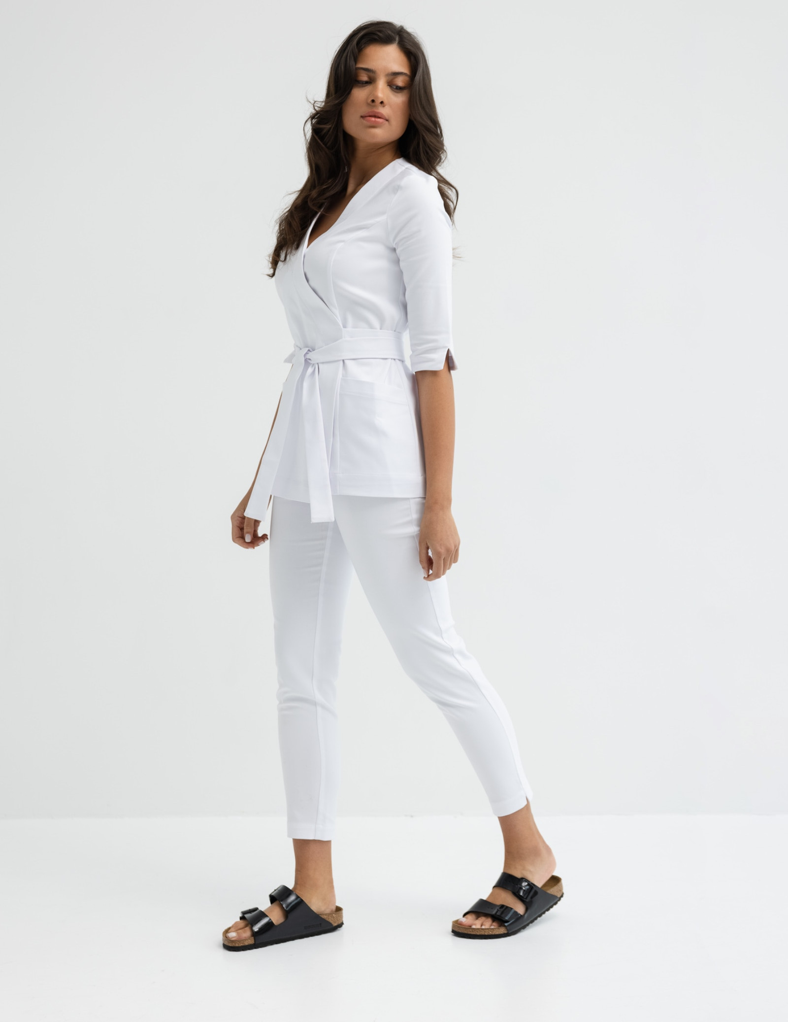 Damen Hose Slim Fit - WHITE