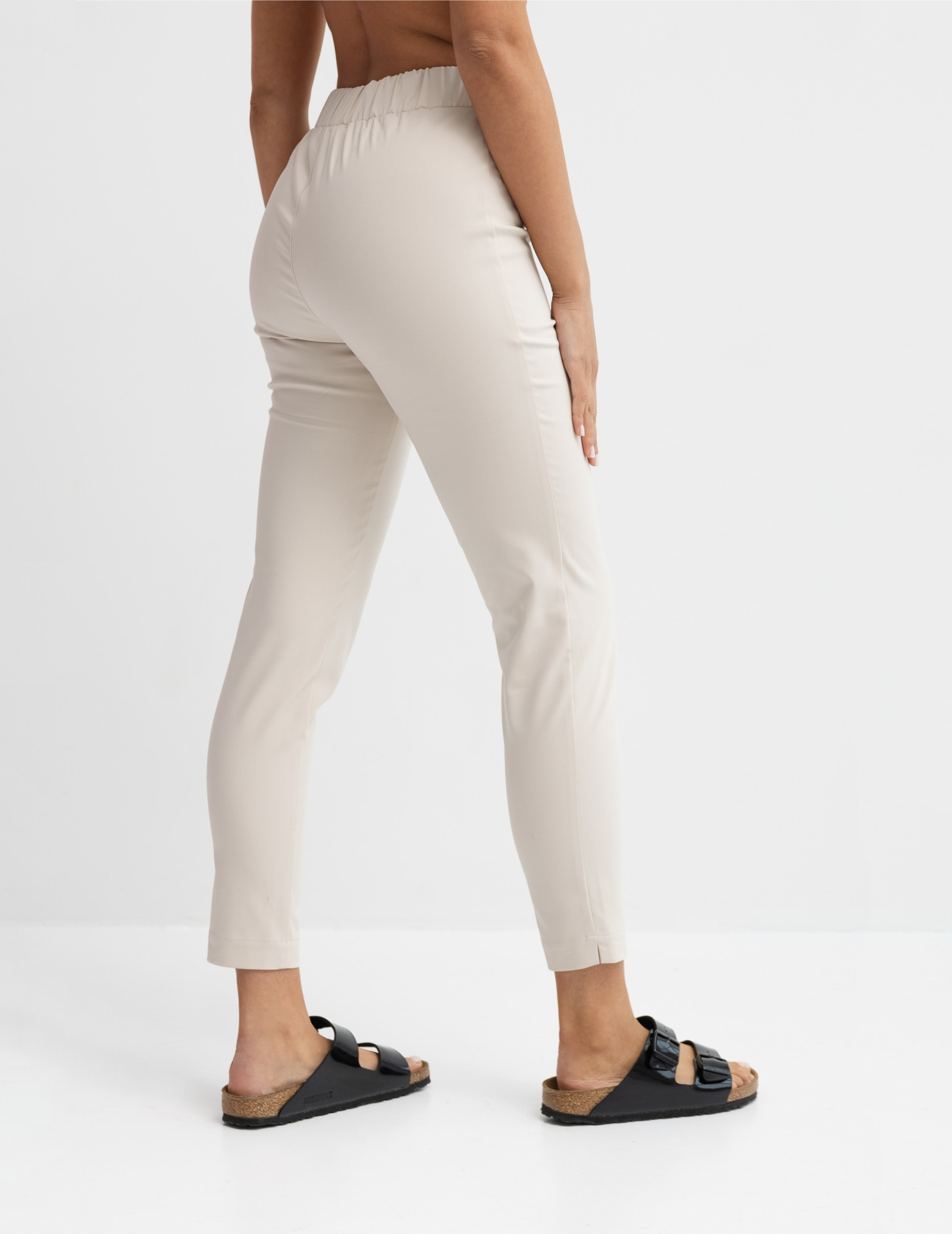 Damen Hose Slim Fit - NUDE