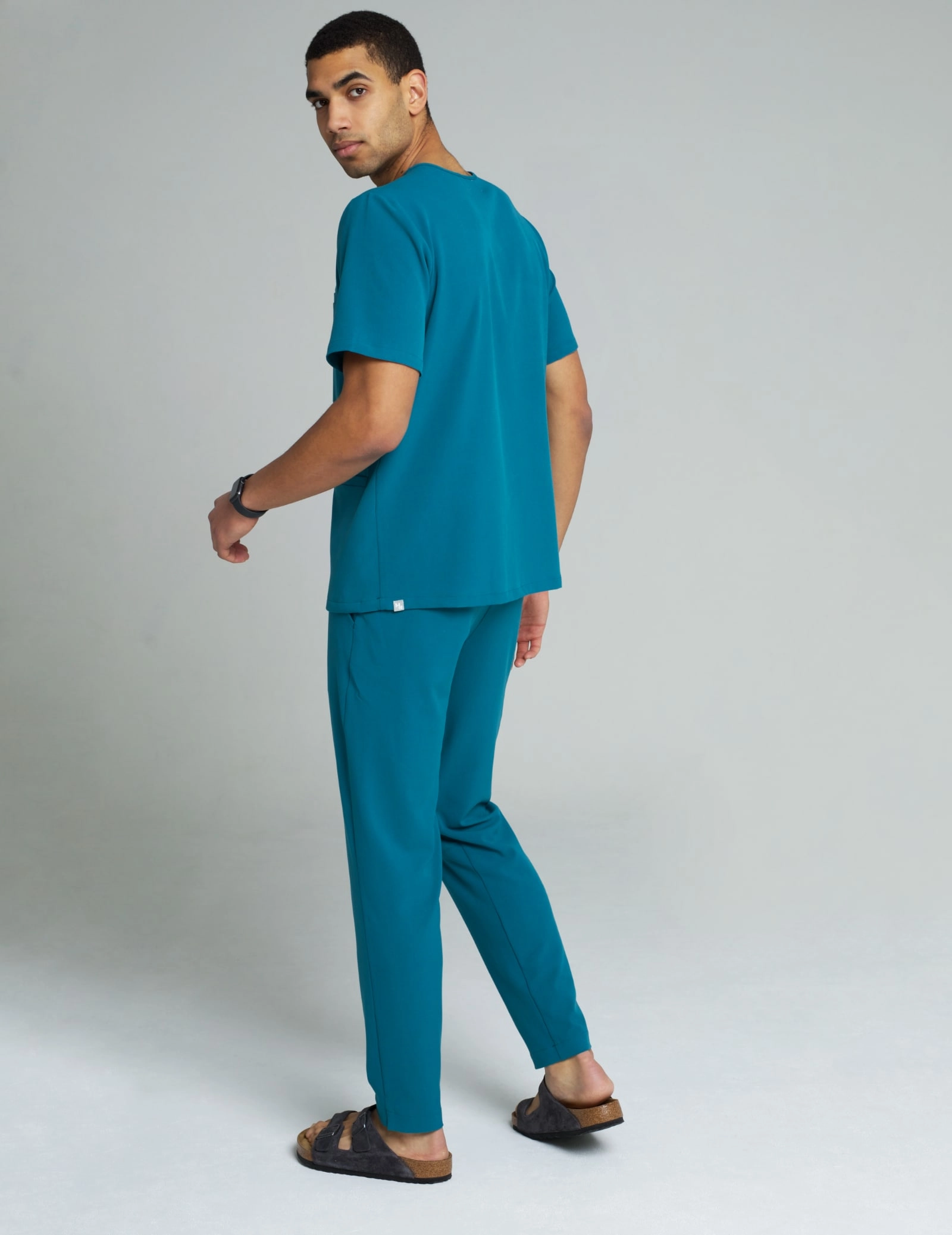 Medizinische Bluse Birbal - OCEAN BLUE