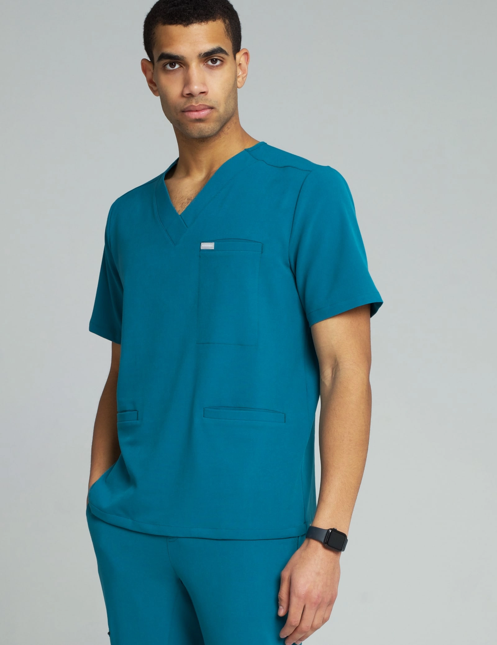 Medizinische Bluse Birbal - OCEAN BLUE