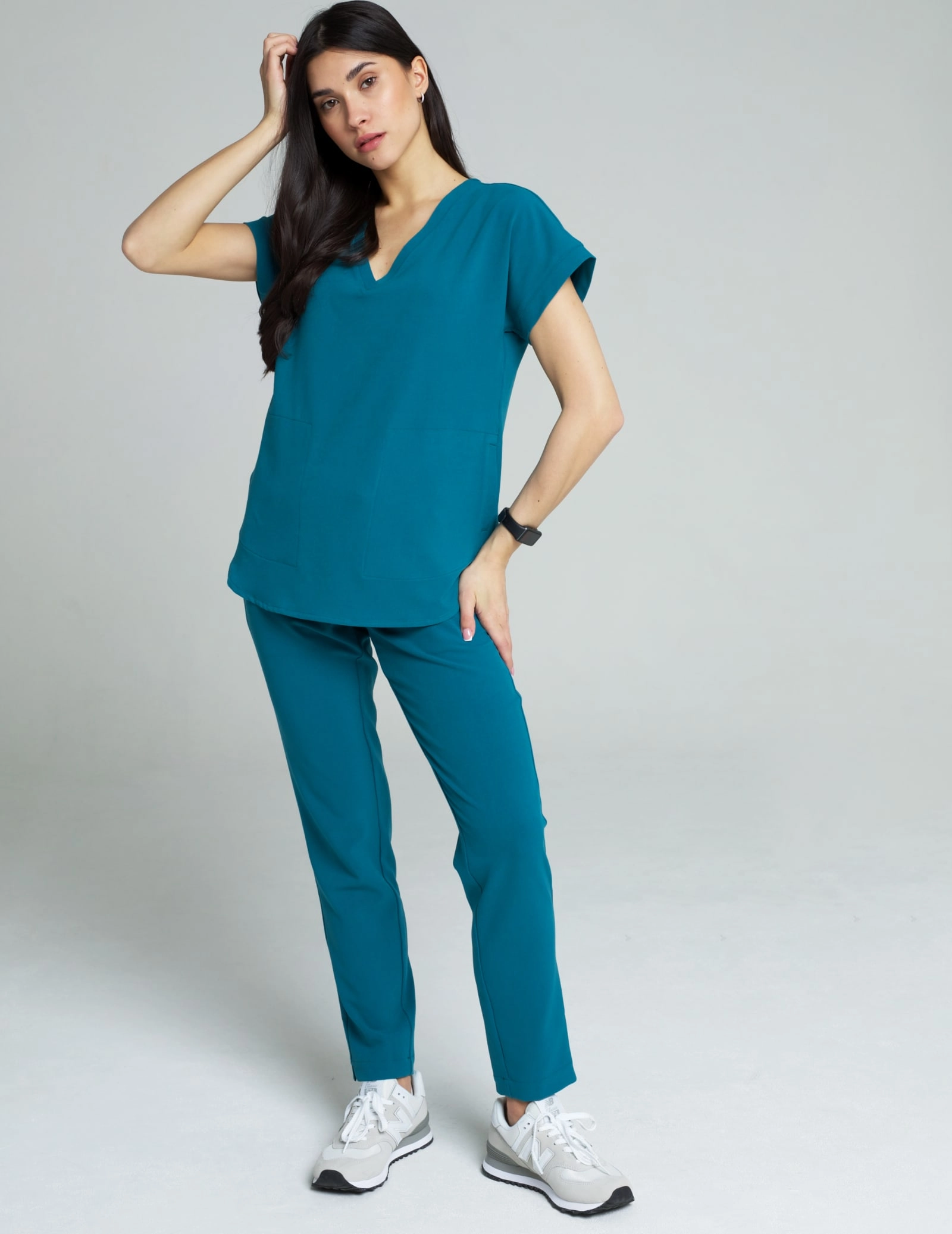 Damen Basic Hose - OCEAN BLUE