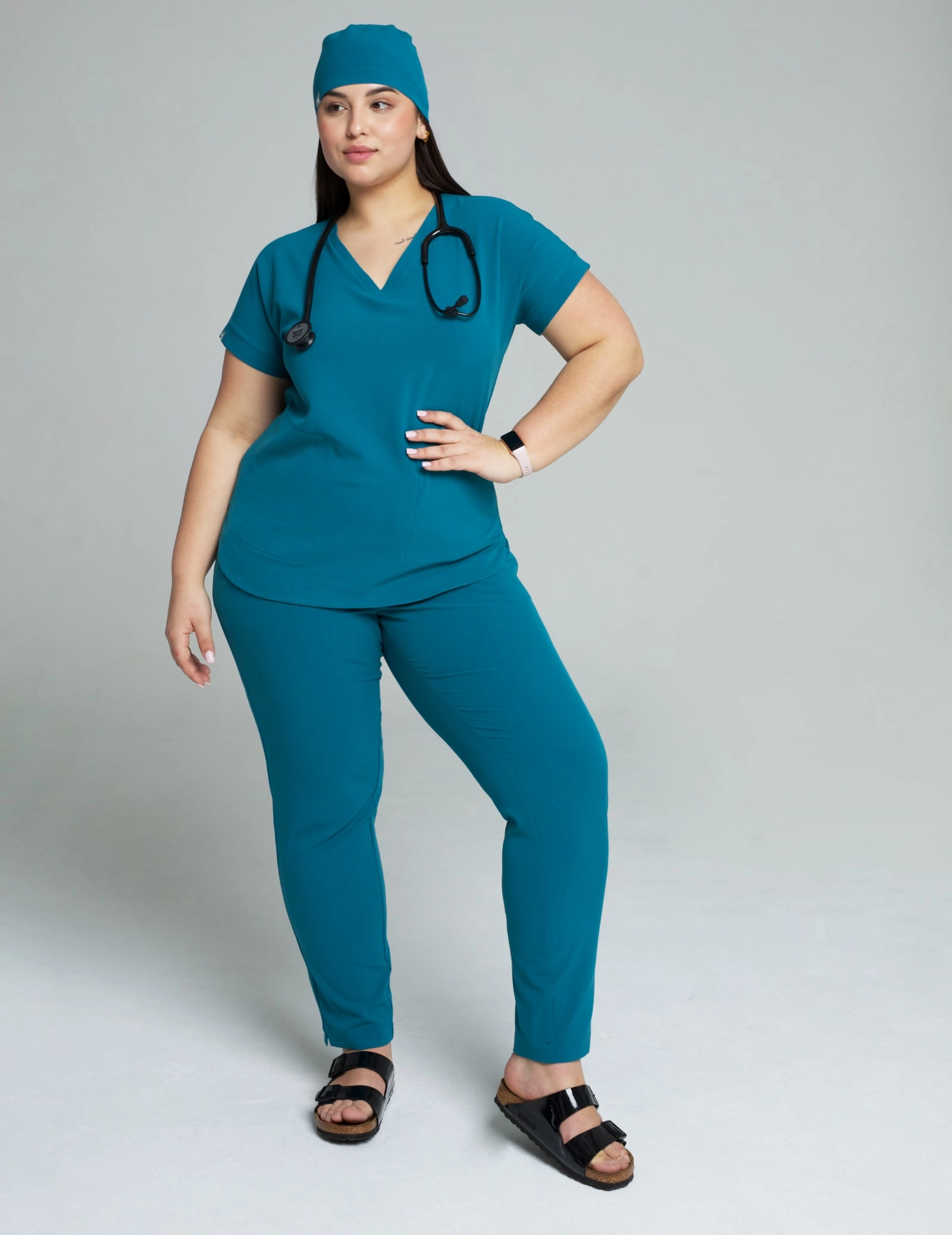 Damen Basic Hose - OCEAN BLUE