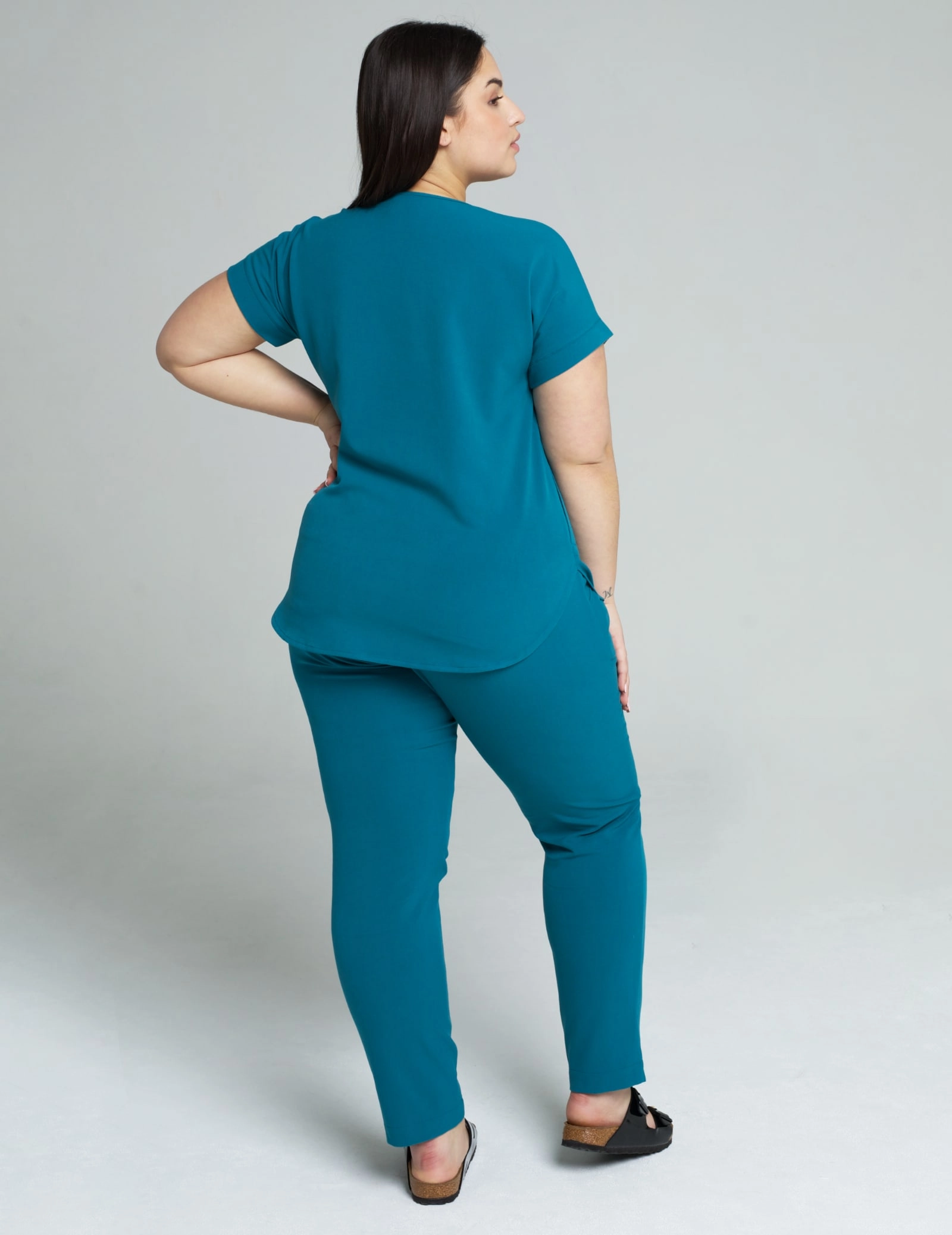 Damen Basic Hose - OCEAN BLUE