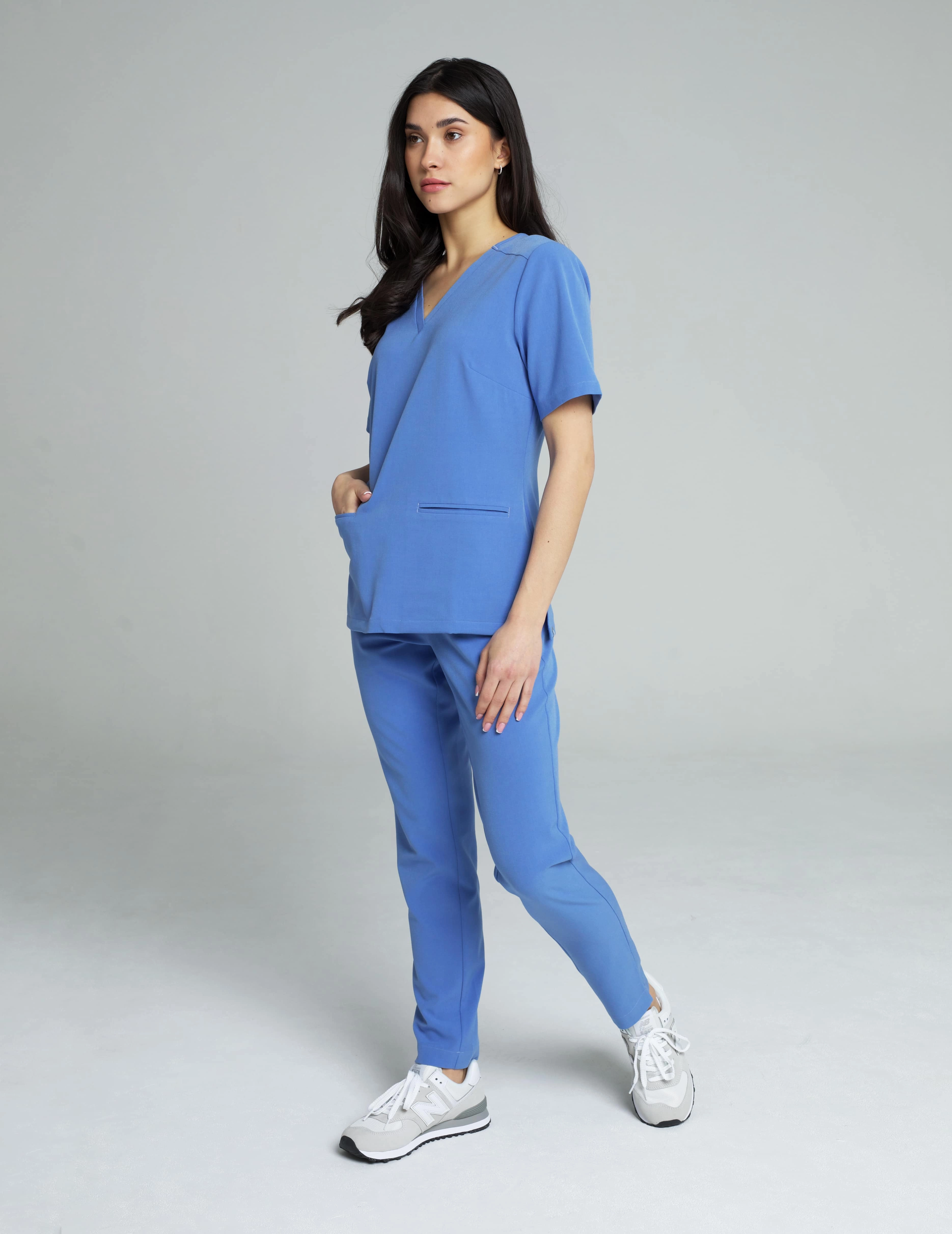 Casy Bluse - MARINA BLUE