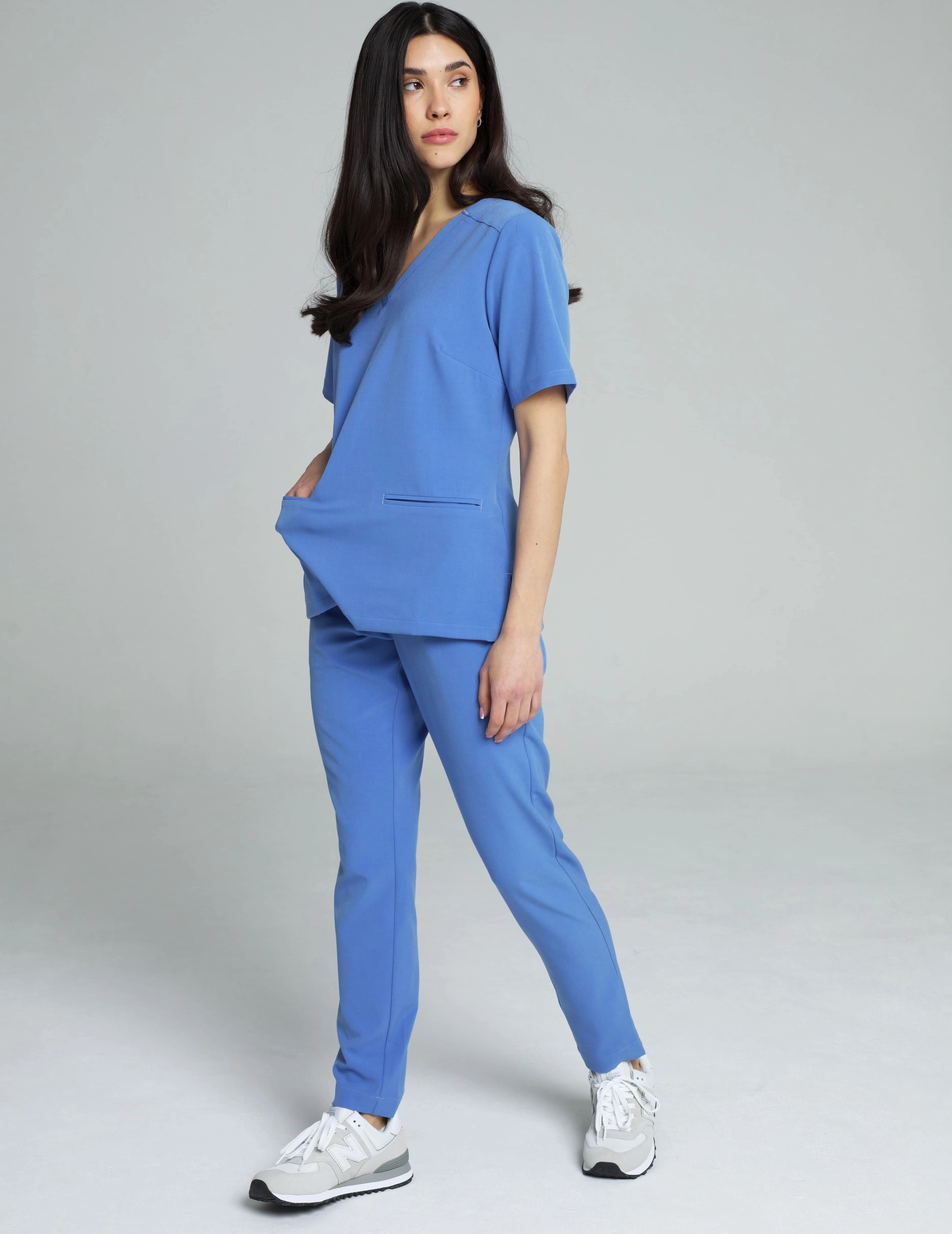 Casy Bluse - MARINA BLUE