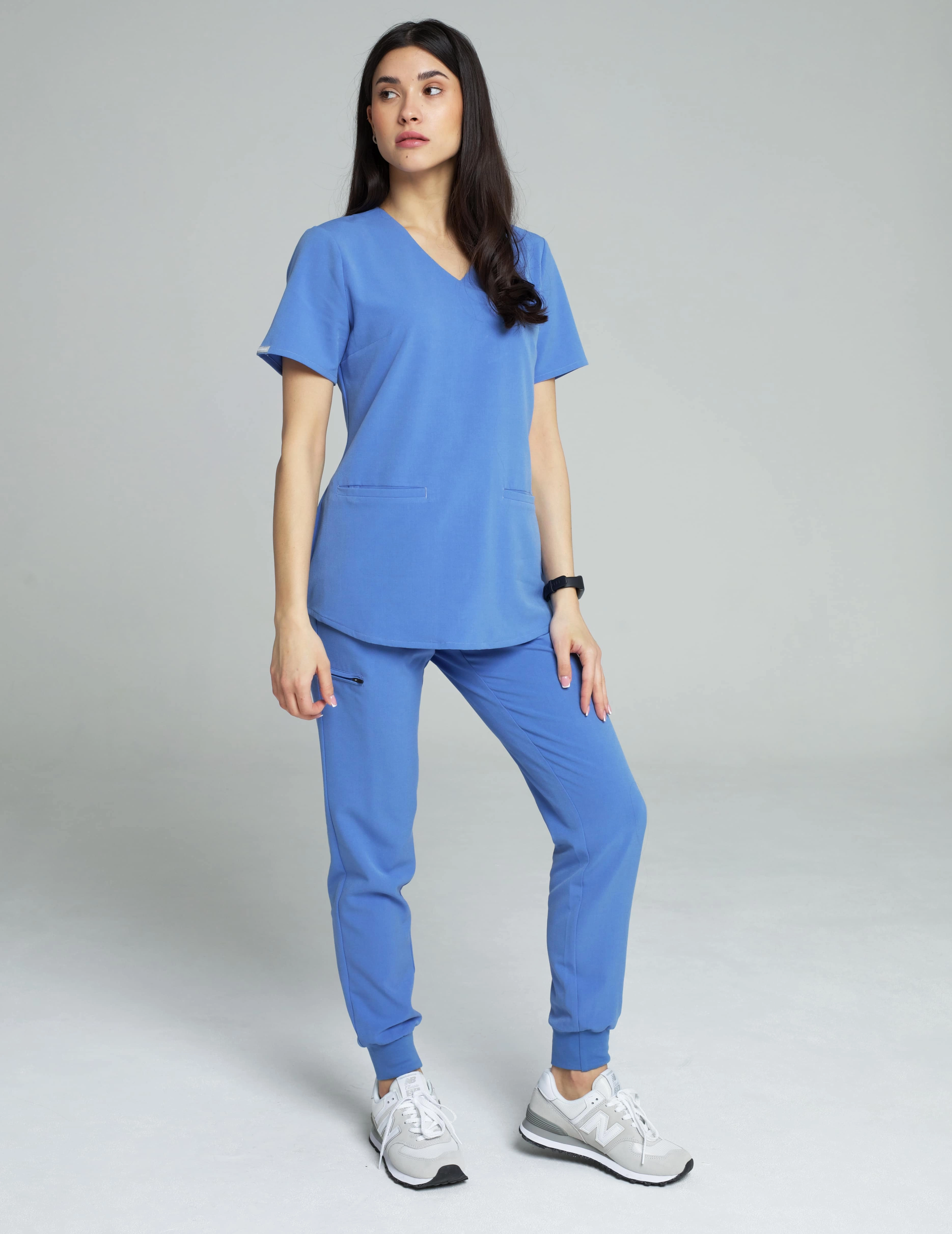 Medizinische Bluse Grace - MARINA BLUE