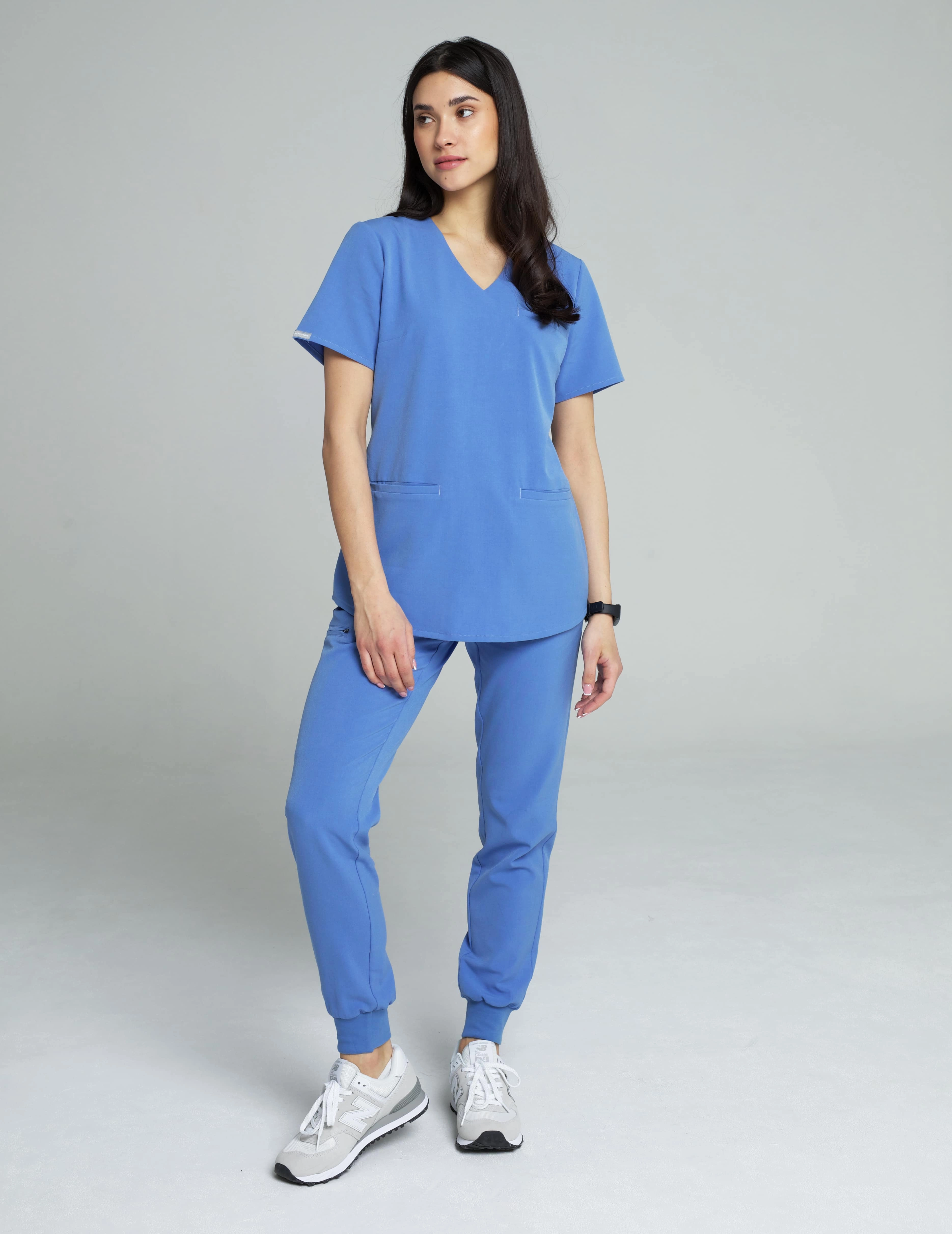 Medizinische Bluse Grace - MARINA BLUE