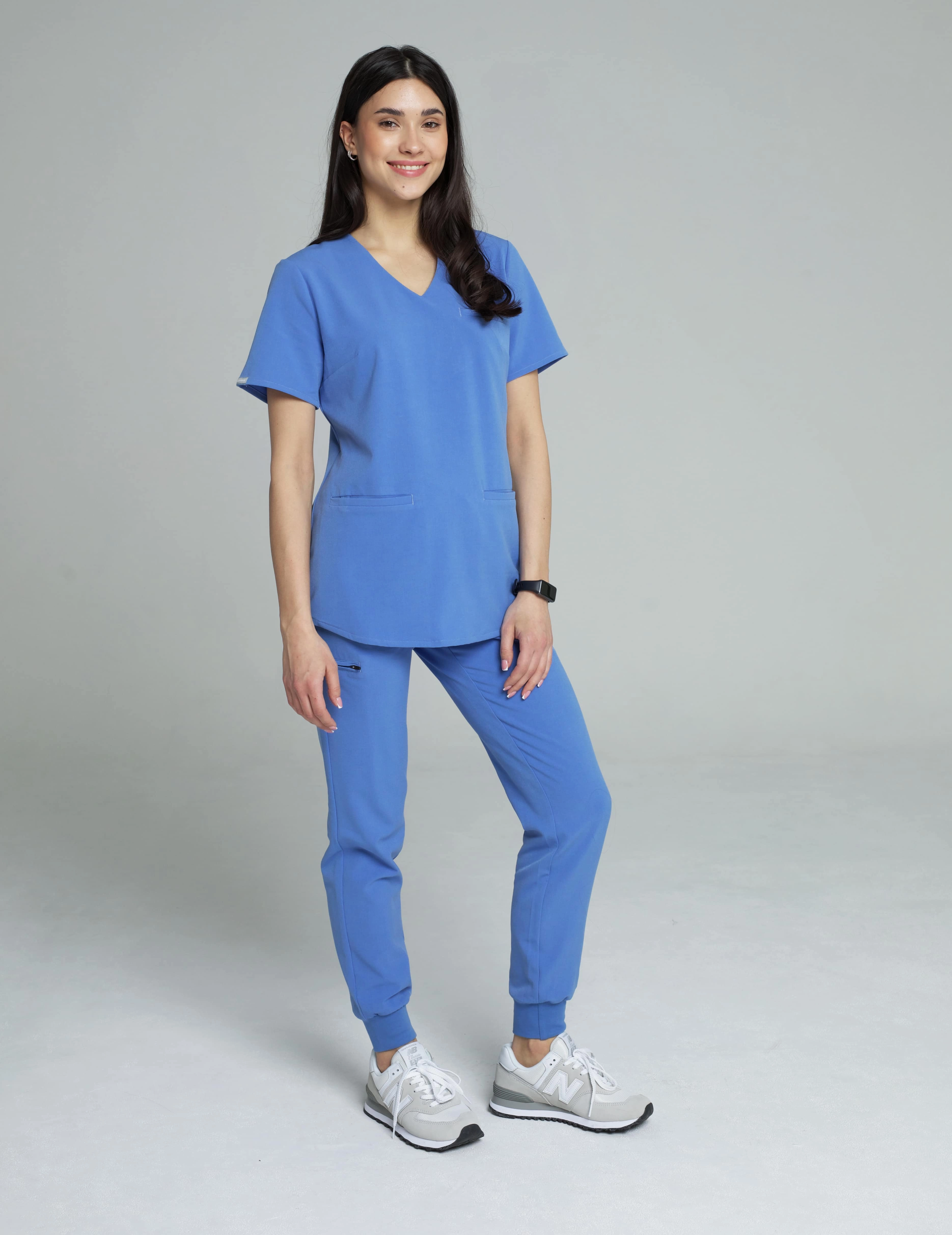 Medizinische Bluse Grace - MARINA BLUE