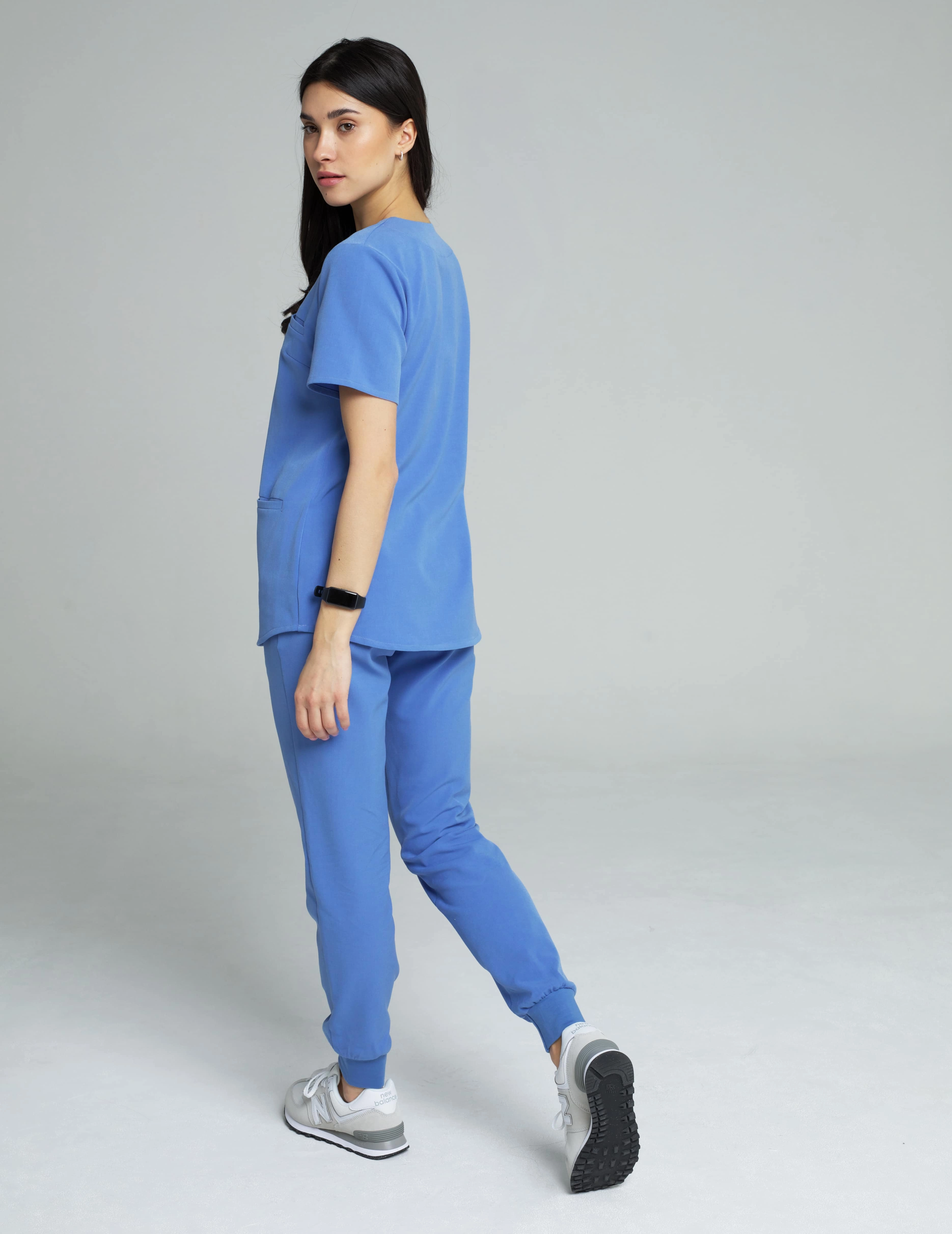 Medizinische Bluse Grace - MARINA BLUE