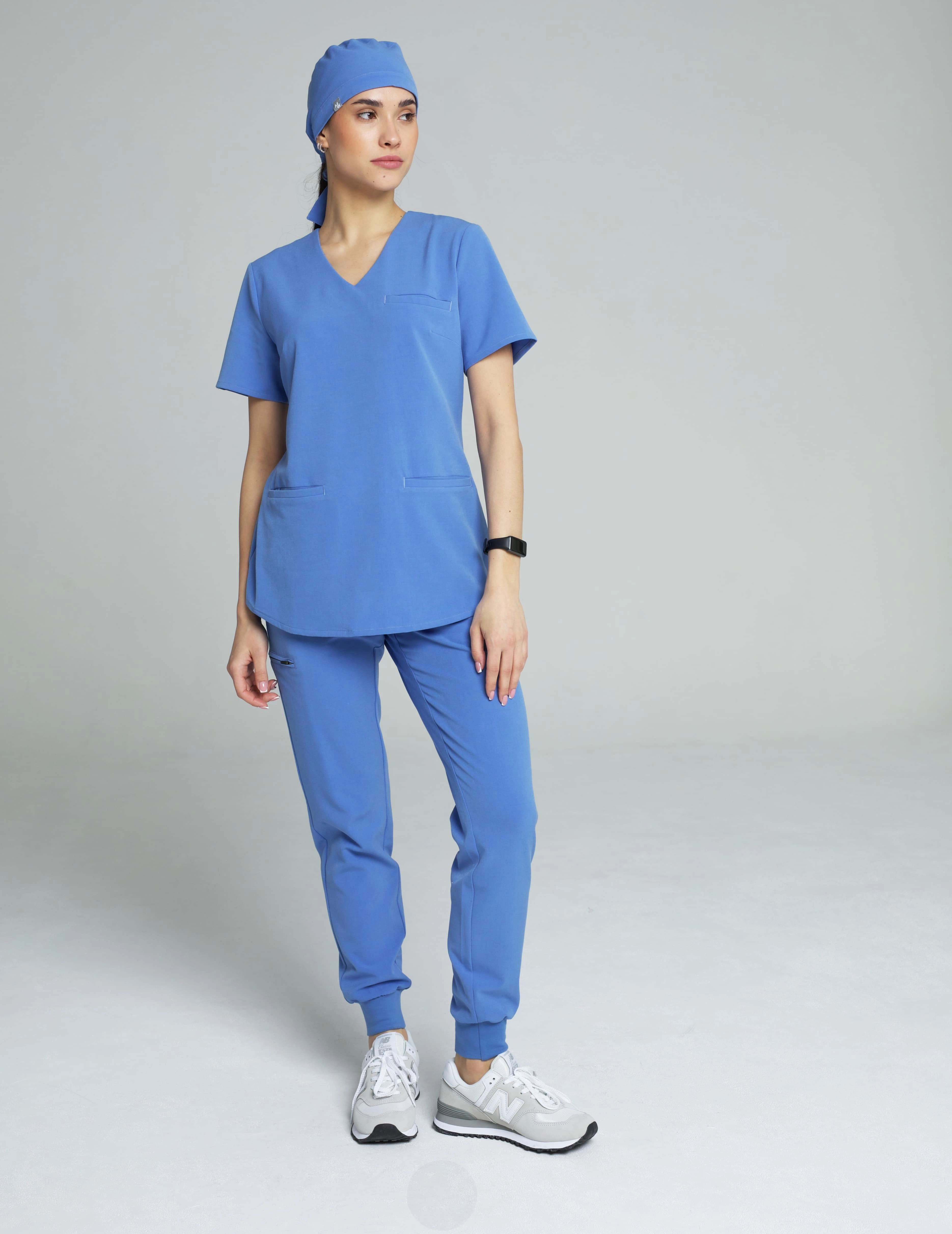 Medizinische Bluse Grace - MARINA BLUE