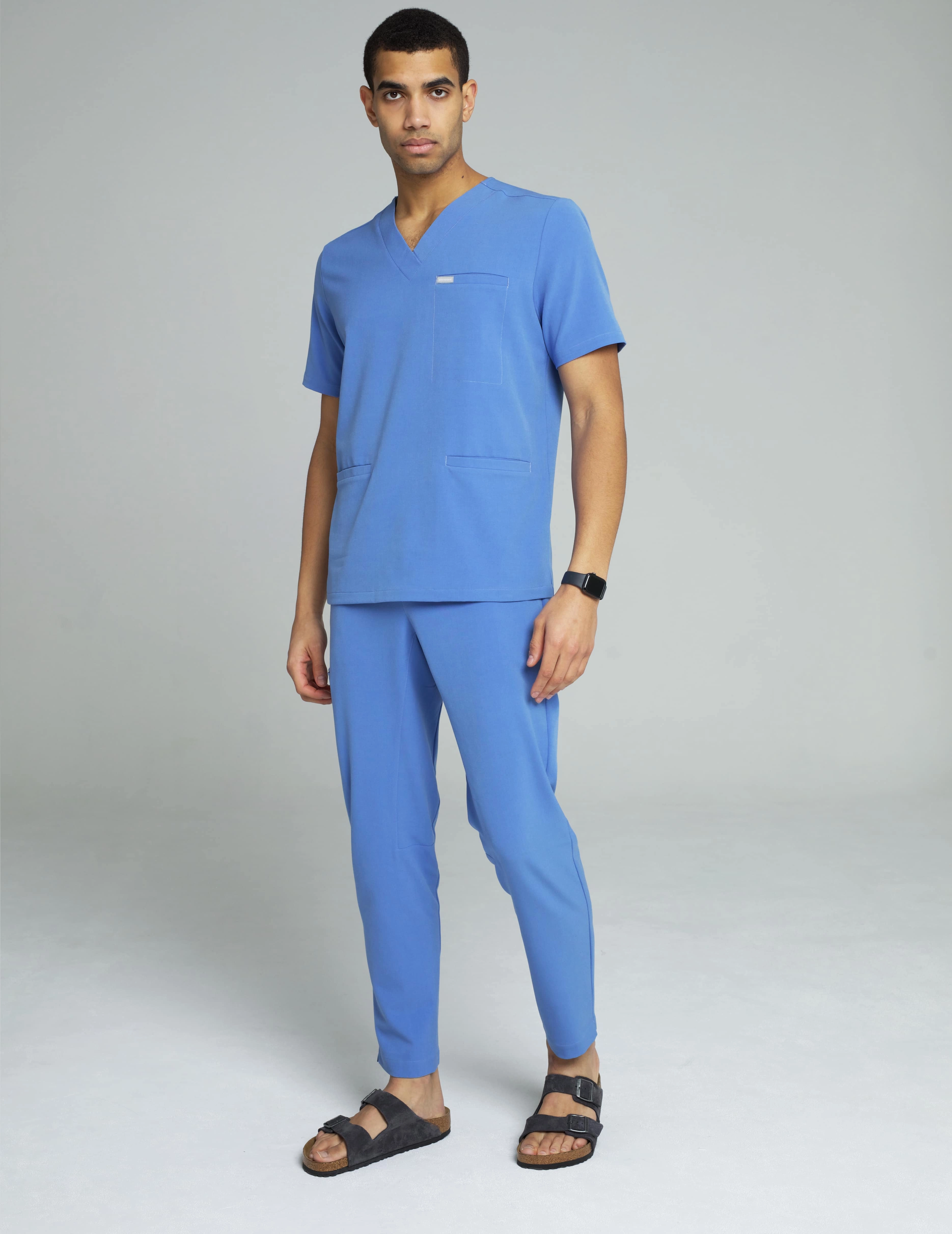 Medizinische Bluse Birbal - MARINA BLUE