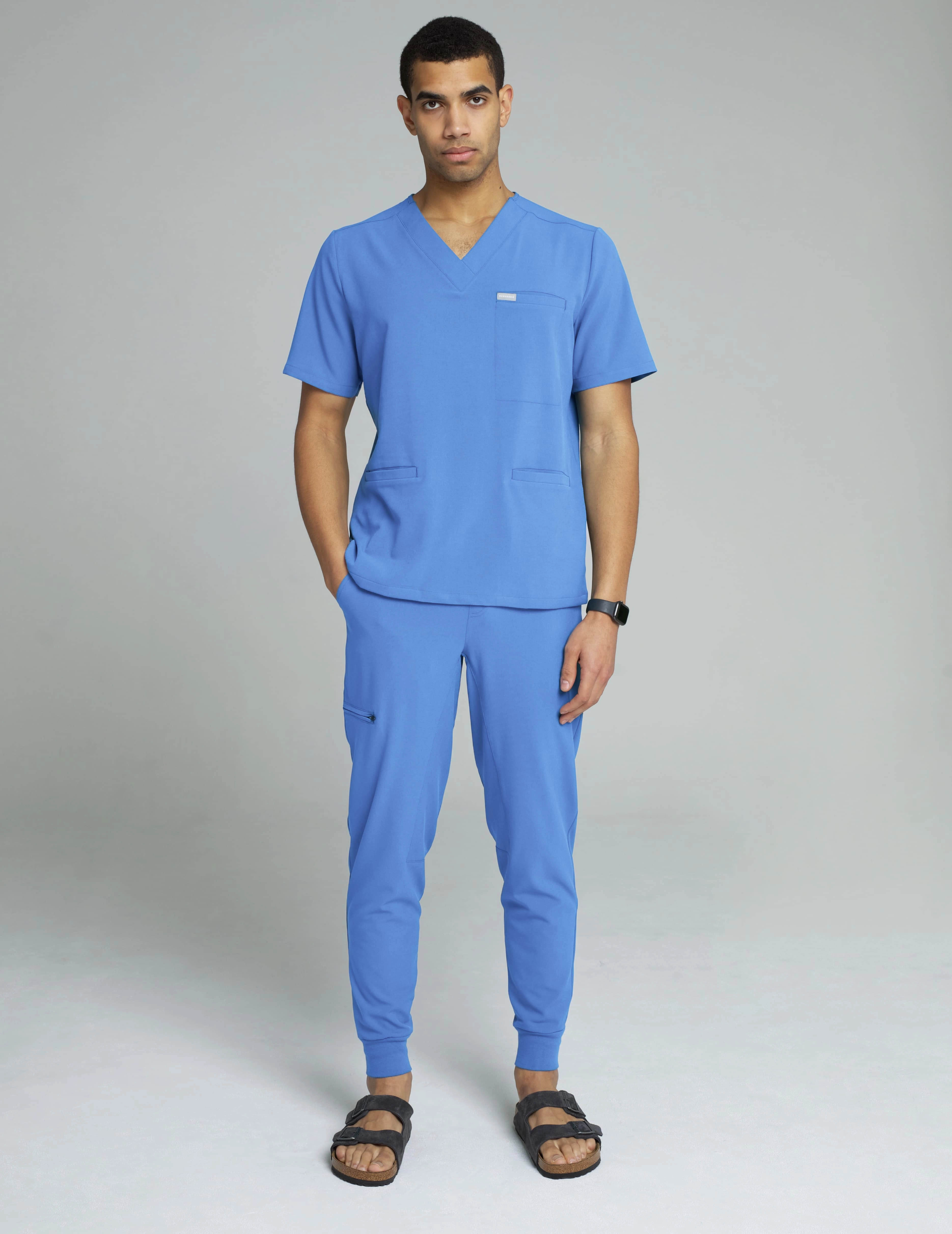 Medizinische Bluse Birbal - MARINA BLUE