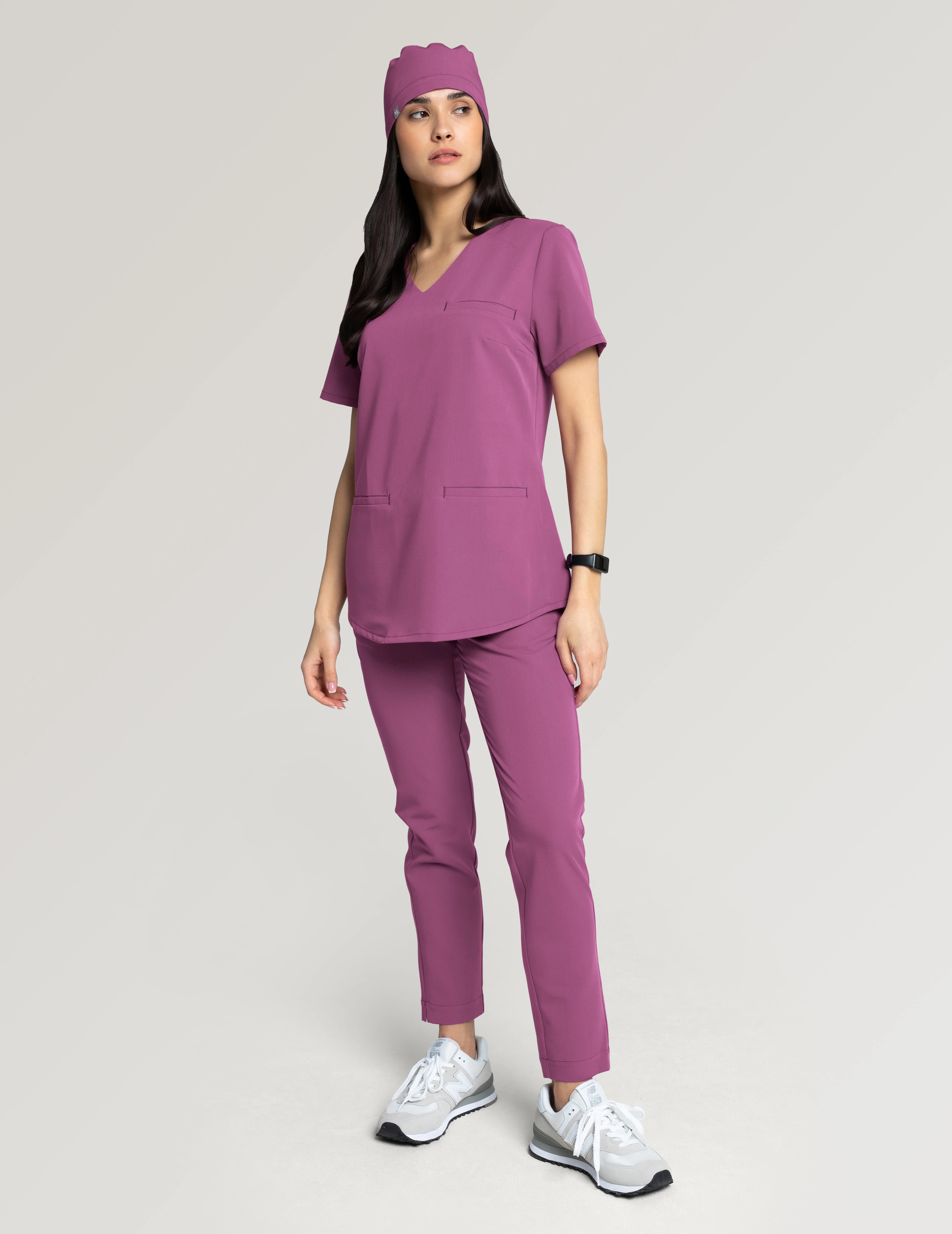 Damen Hose Basic - BERRY SHAKE