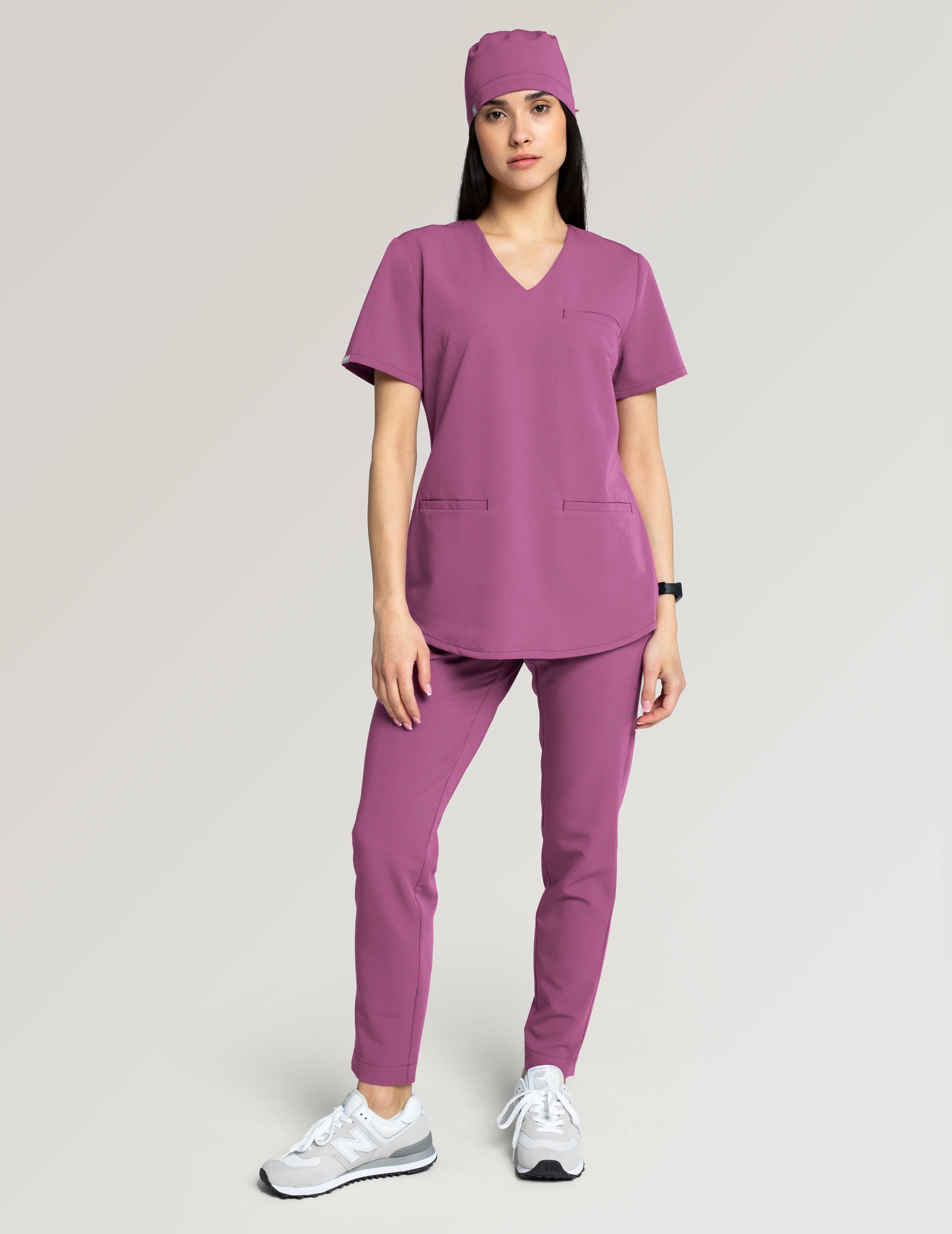 Damen Hose Basic - BERRY SHAKE