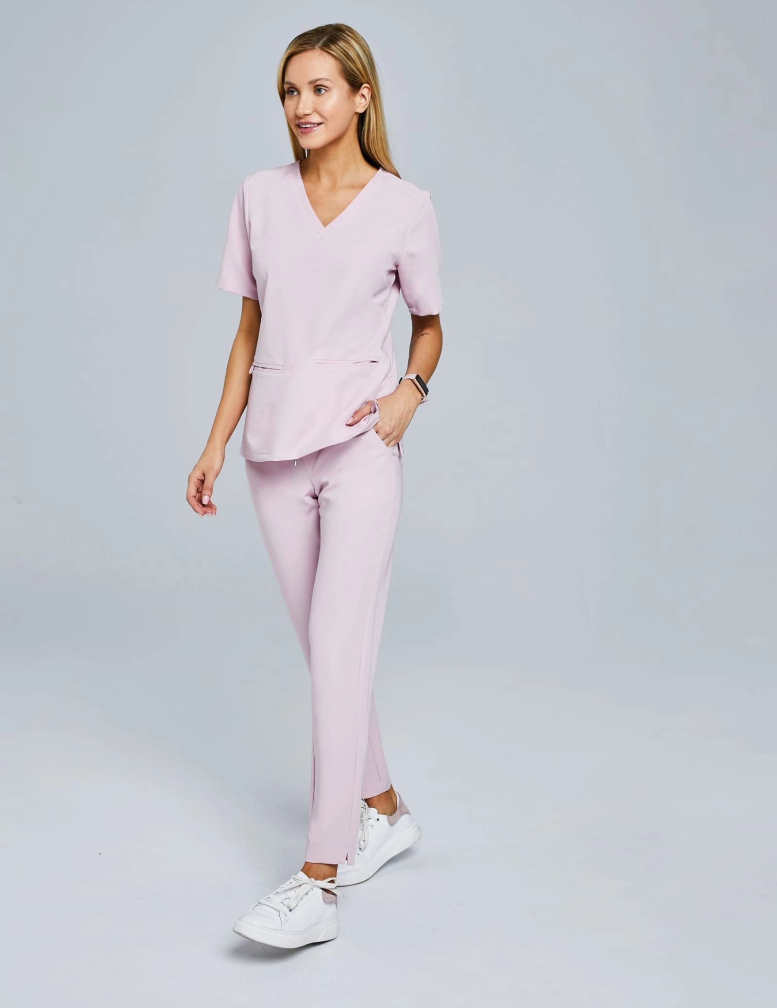 Damen Basic Hose - BLUSH PINK