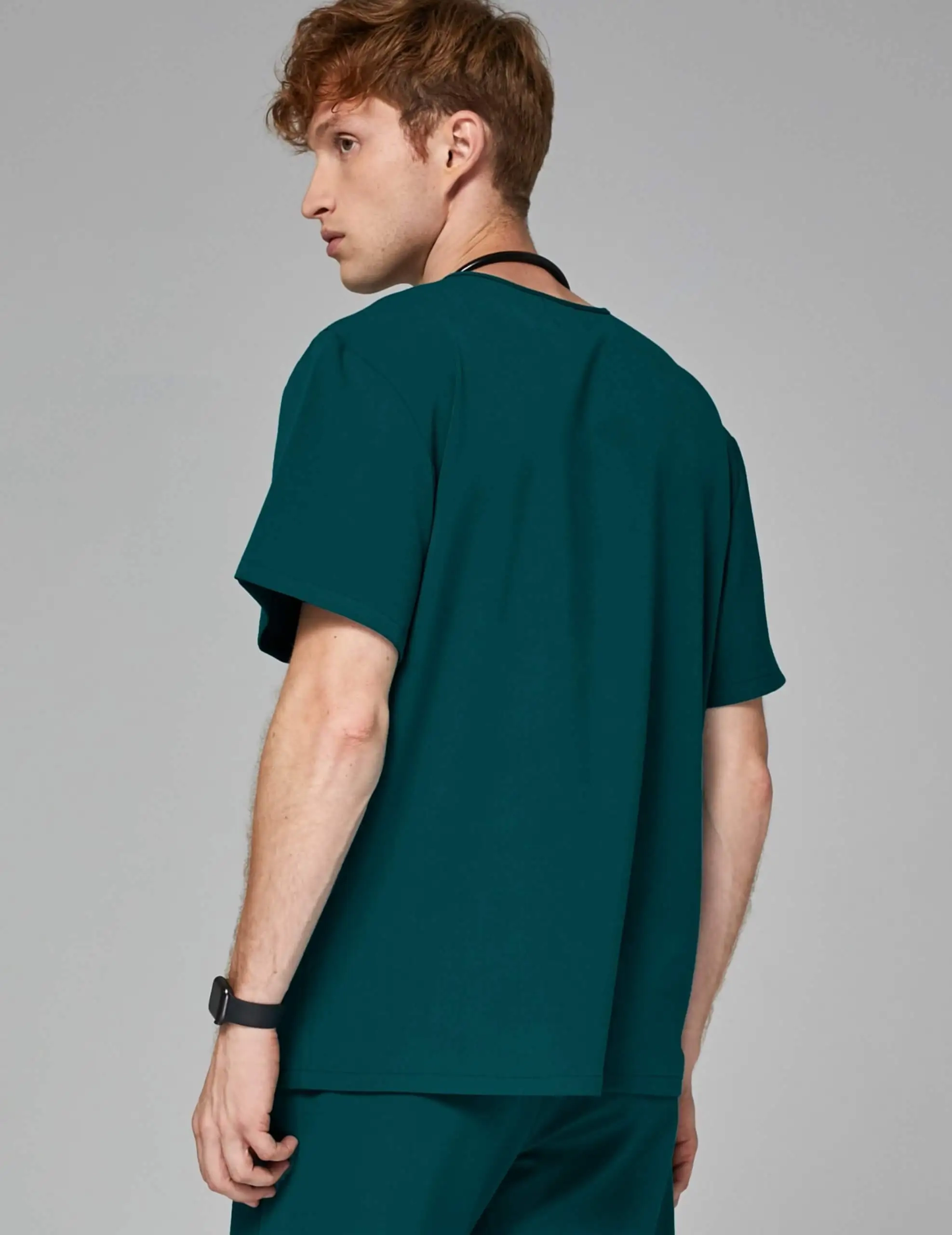 Medizinische Bluse Birbal - DEEP GREEN