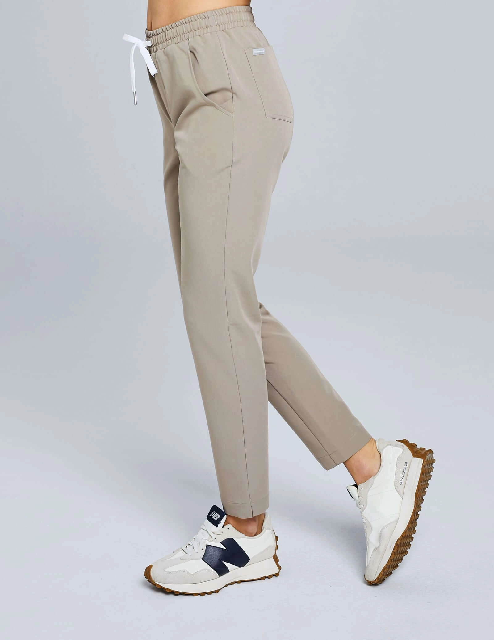 Damen Hose Basic - BEIGE OUTLET