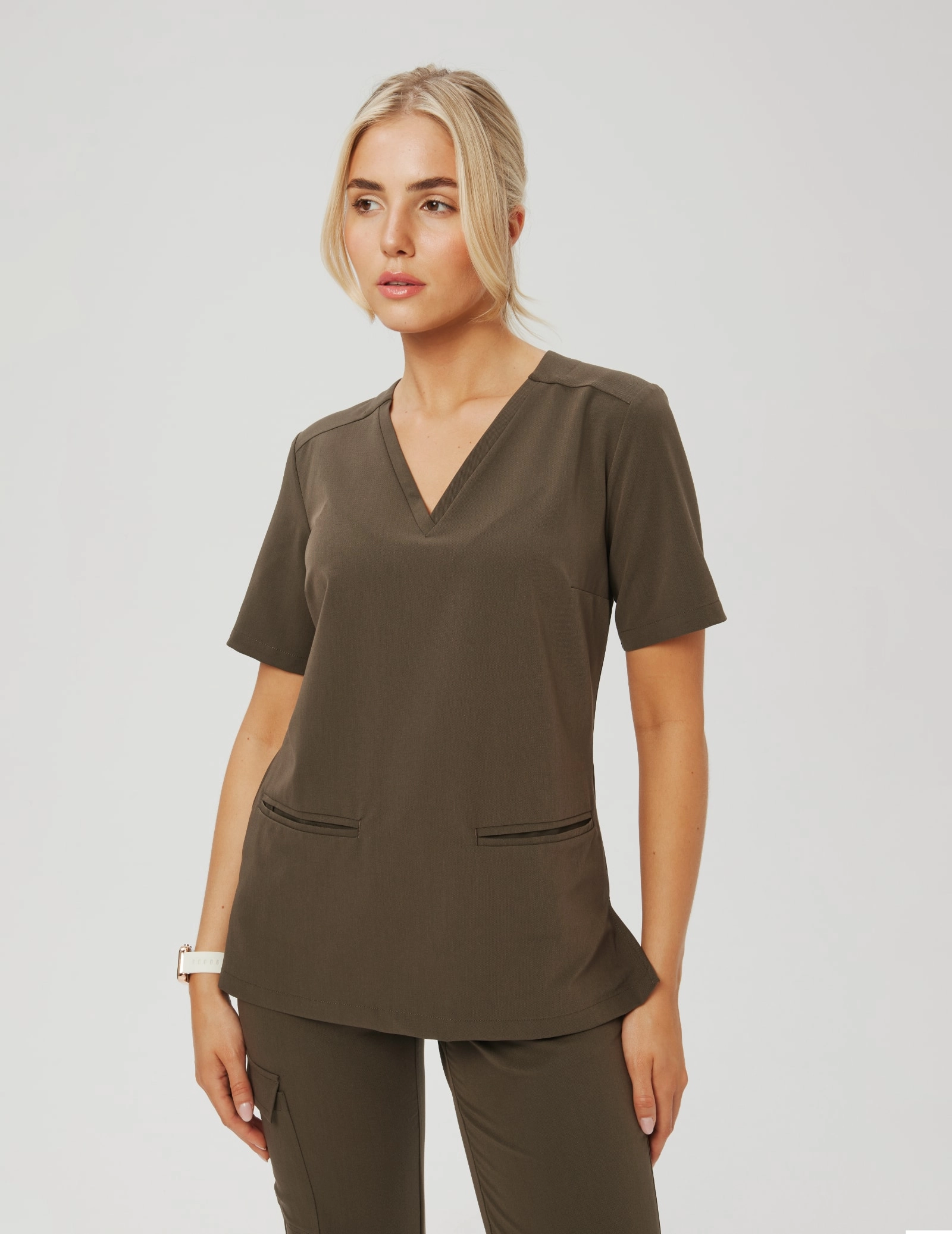 Medizinische Bluse Casy - OLIVE NIGHT