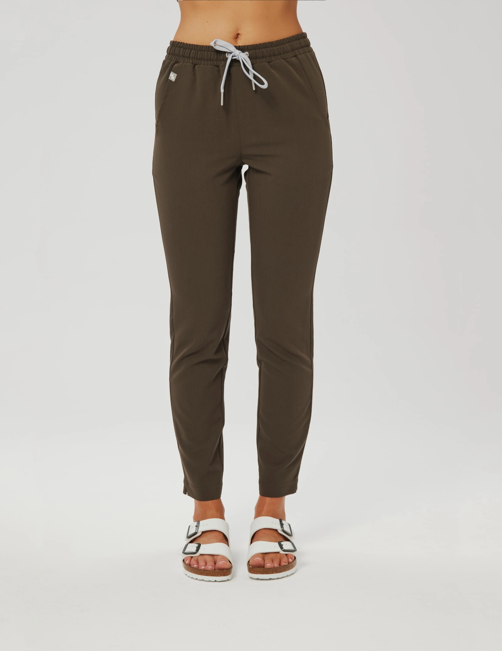 Damen Basic Hose - OLIVE NIGHT