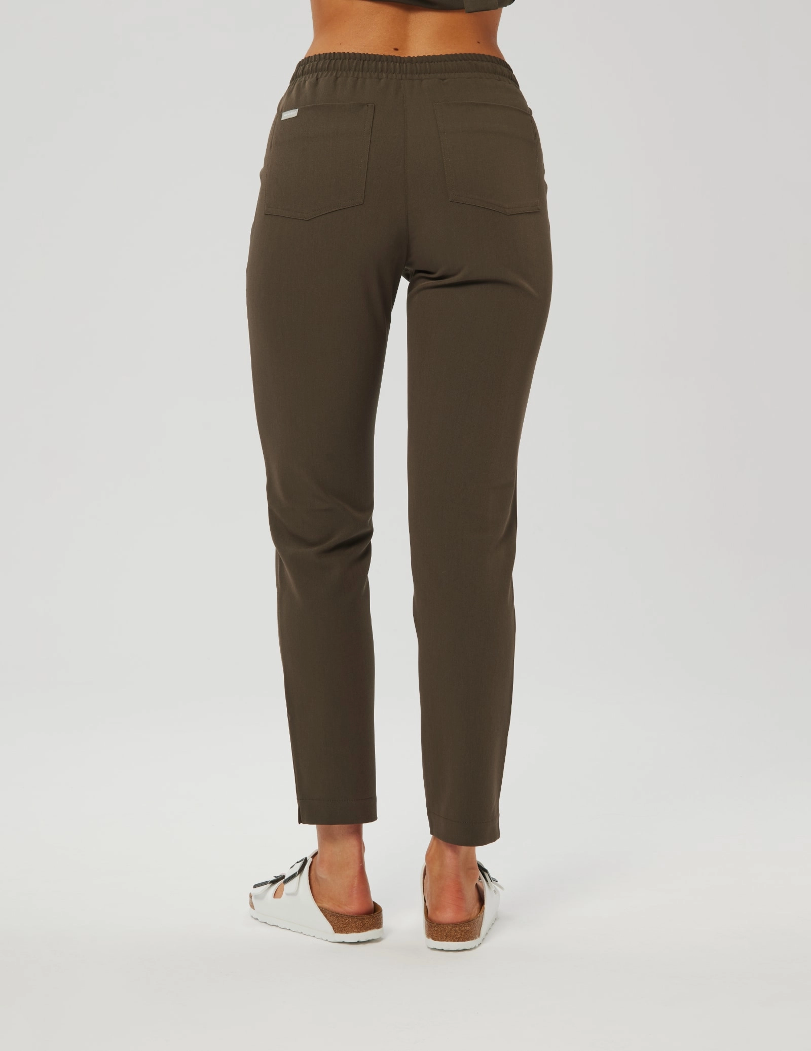 Damen Basic Hose - OLIVE NIGHT