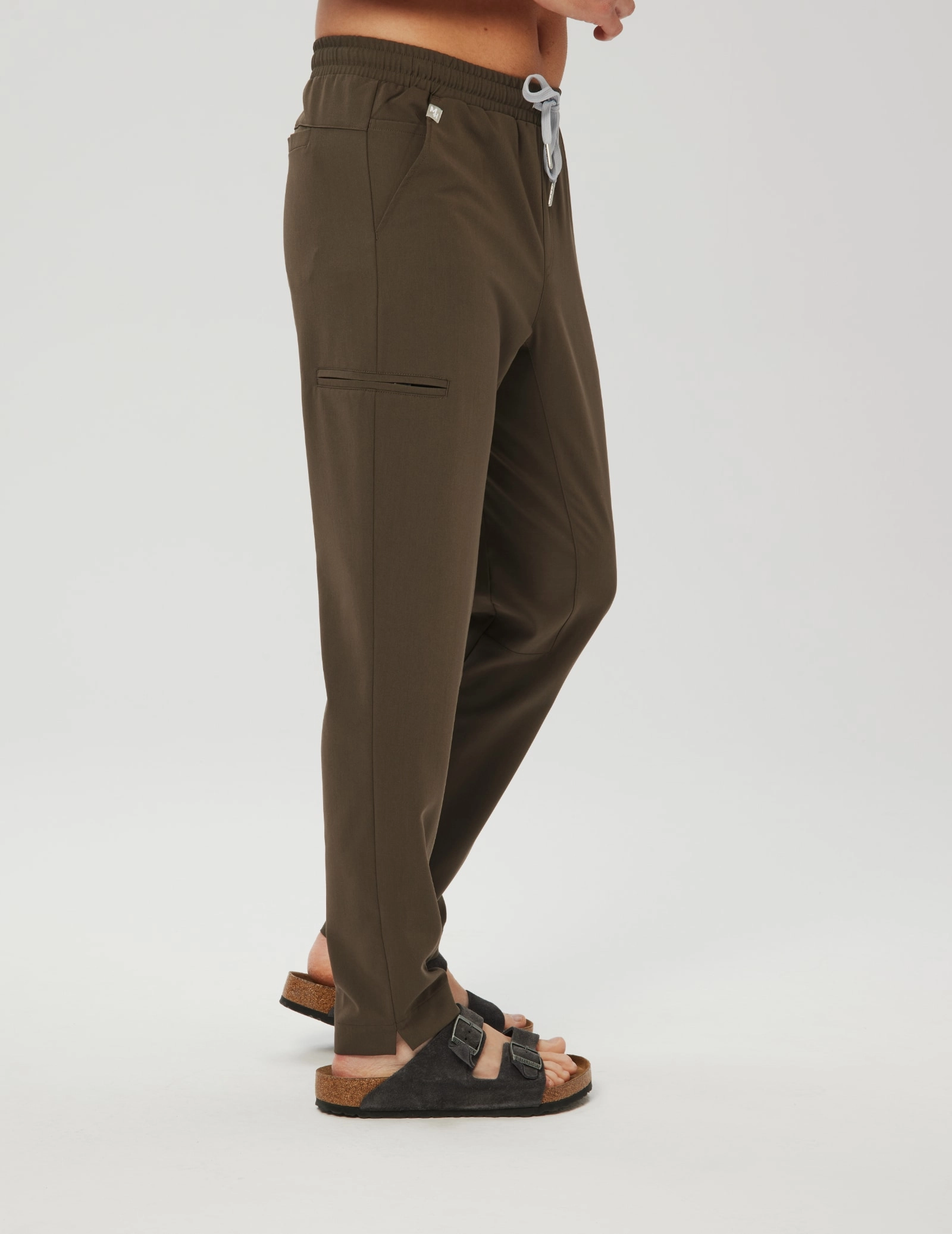 Herren Basic Hose - OLIVE NIGHT