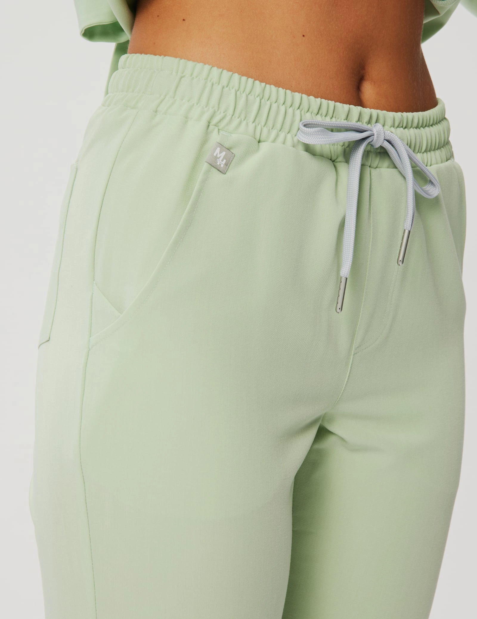 Damen Basic Hose  - MATCHA LATTE