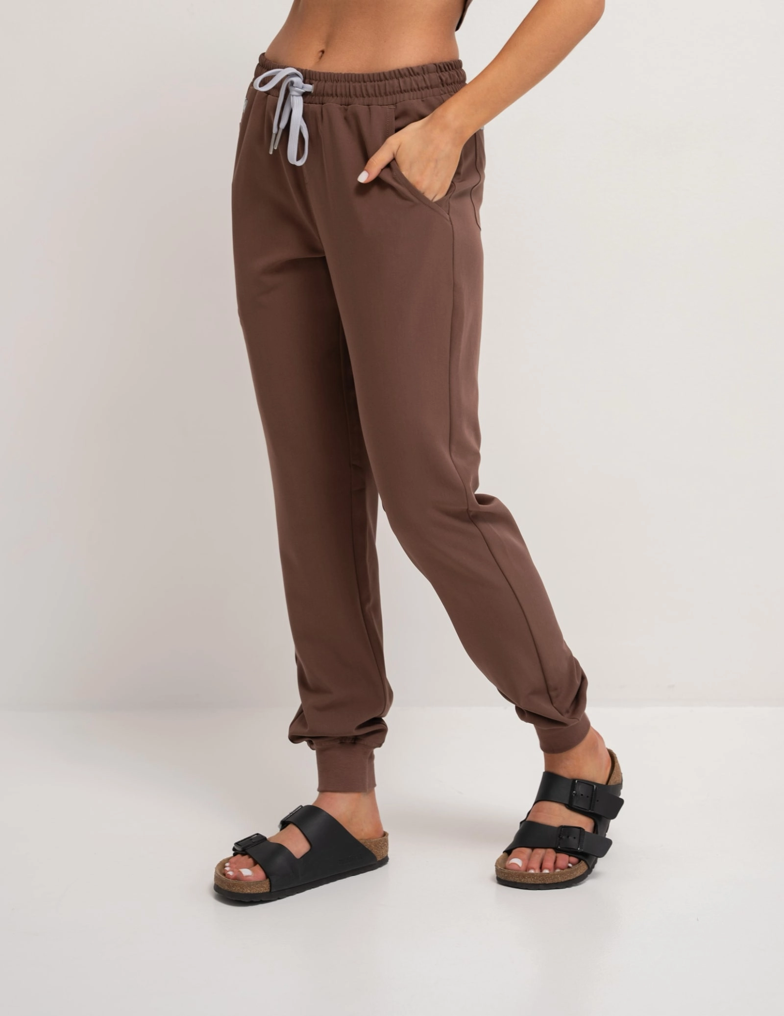 Damen Jogger - MILKY BROWN