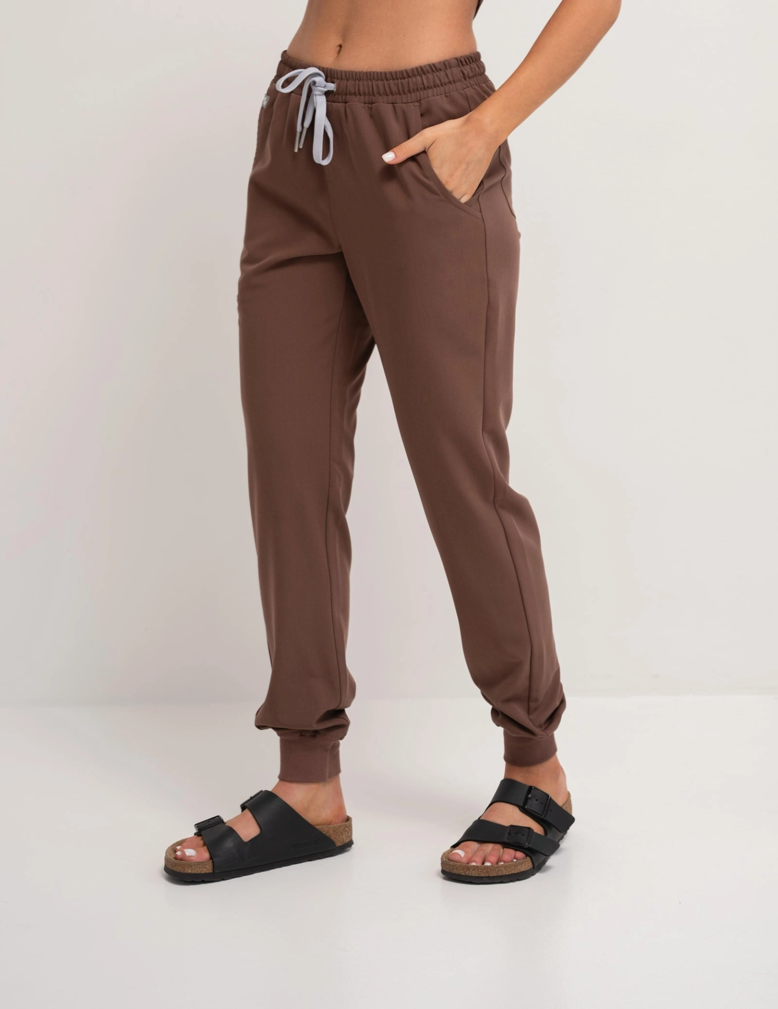 Damen Jogger - MILKY BROWN