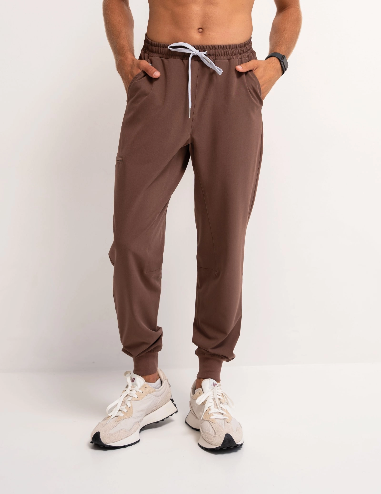 Herren Jogger - MILKY BROWN