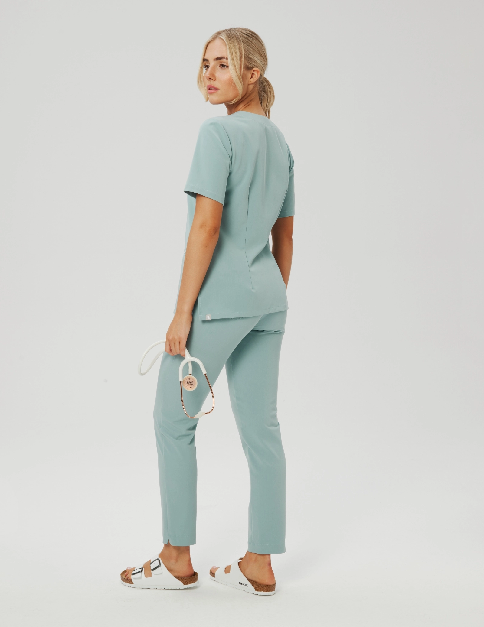 Damen Basic Hose  - ICE BLUE