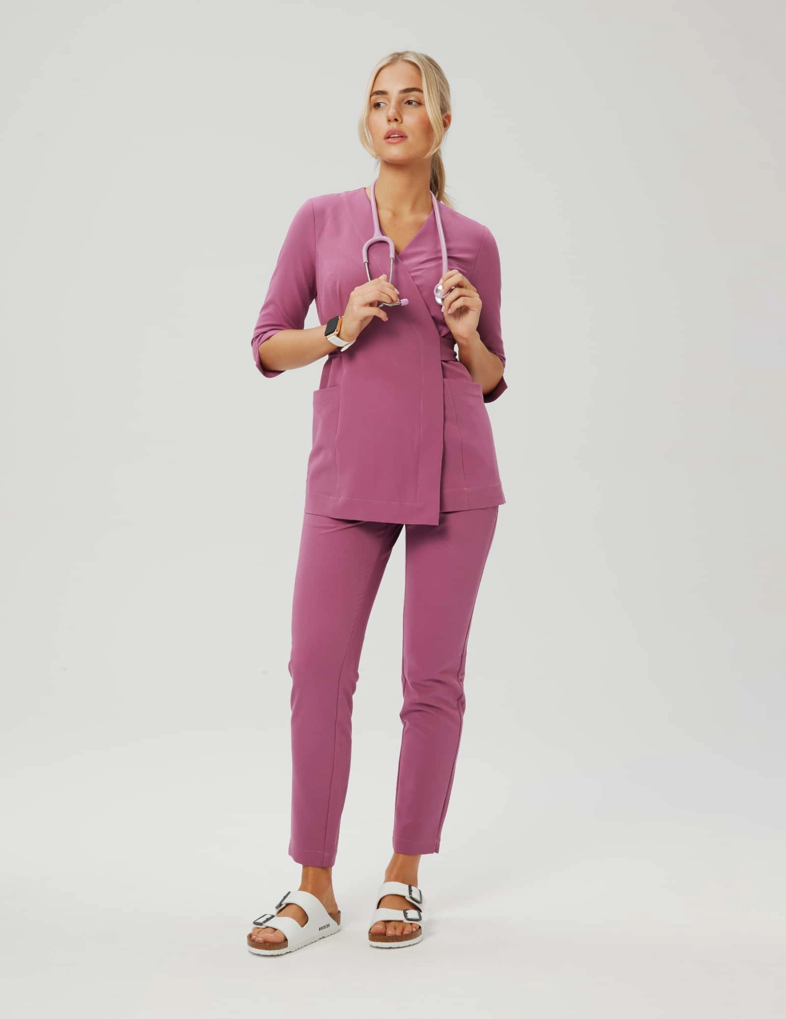 Damen Hose Basic - BERRY SHAKE