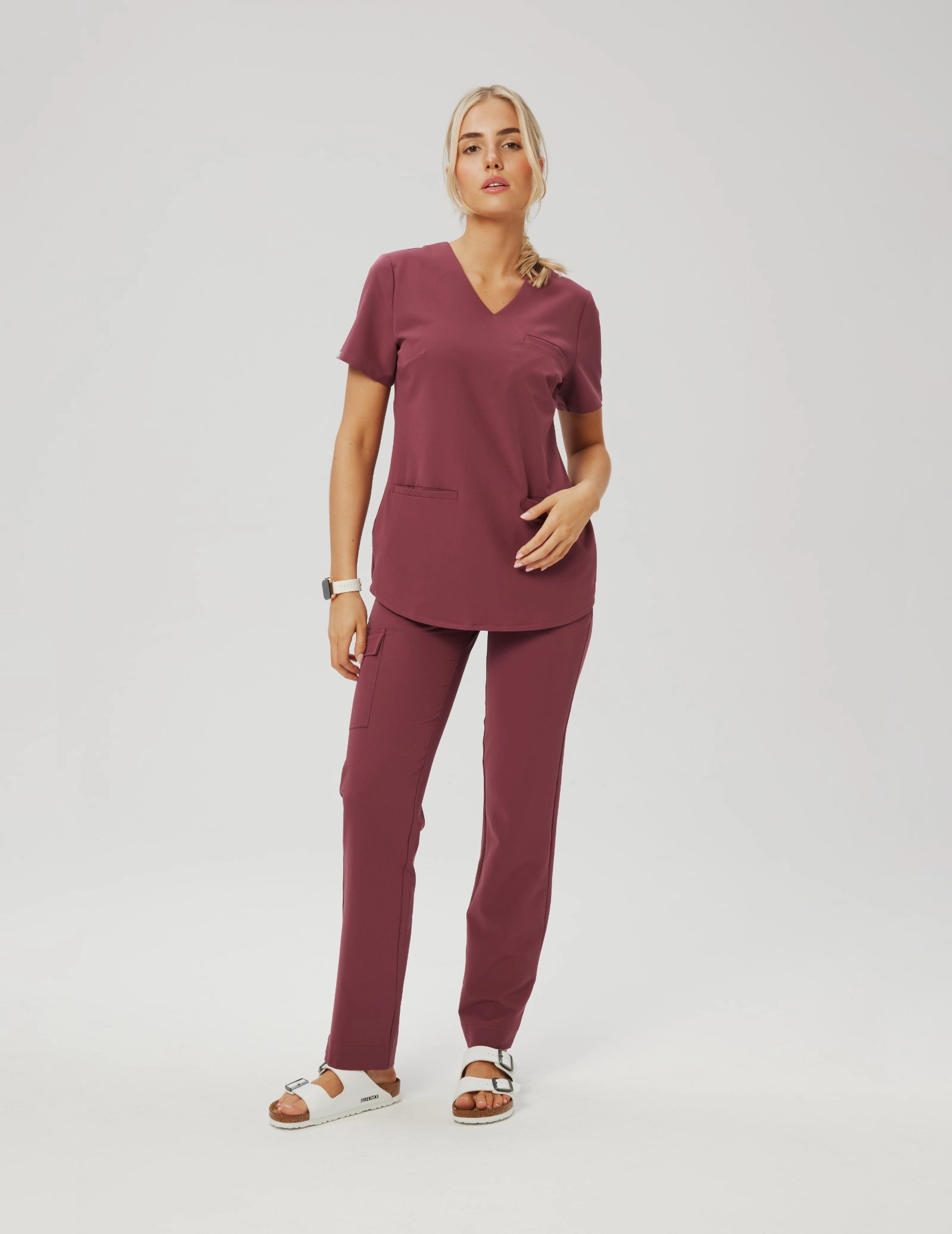 Damen YOGA Hose - MULLED WINE