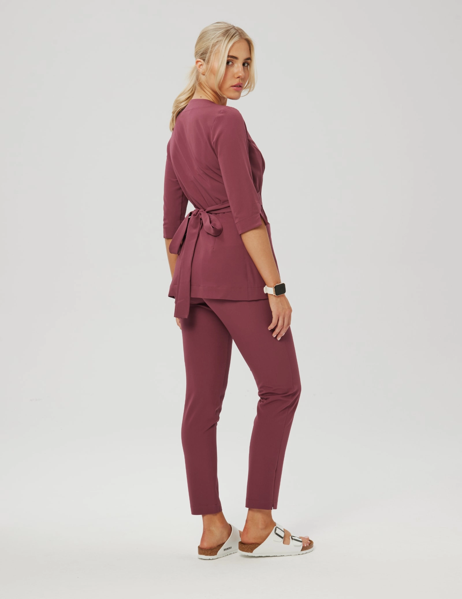 Damen Hose Basic - MULLED WINE