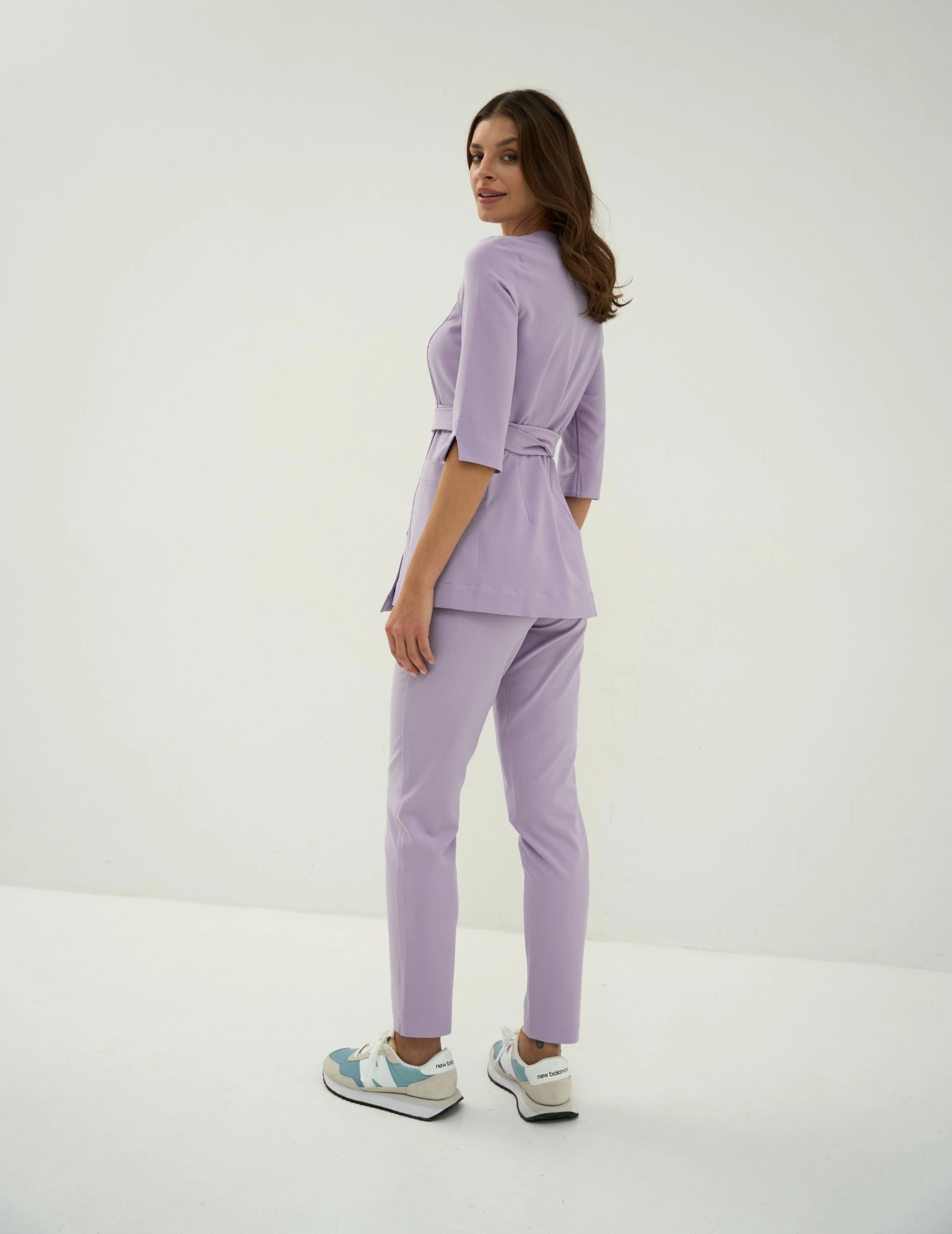 MEDIZINISCHE WICKELBLUSE ROSALIE - PURPLE HEATHER