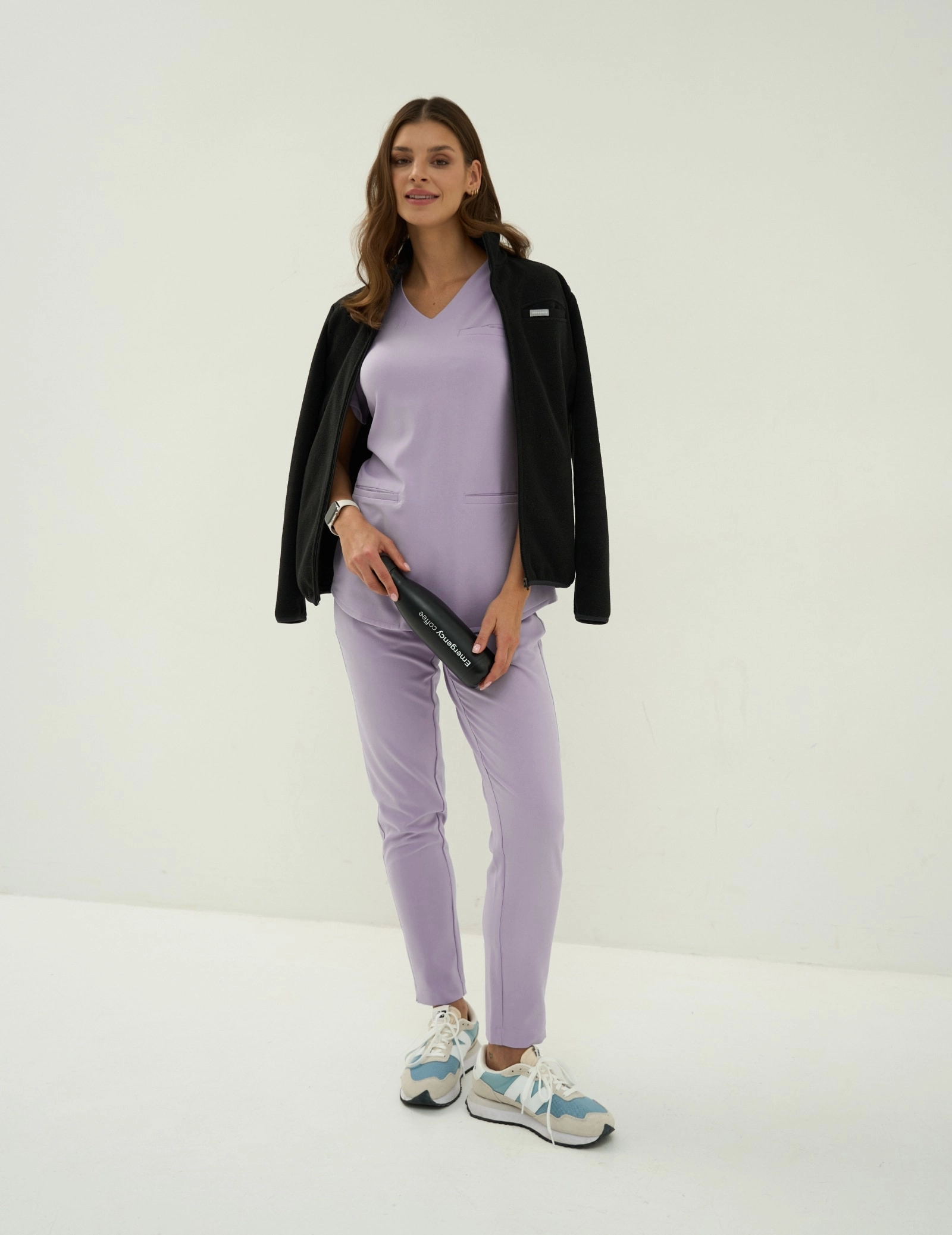 Medizinische Bluse Grace - PURPLE HEATHER