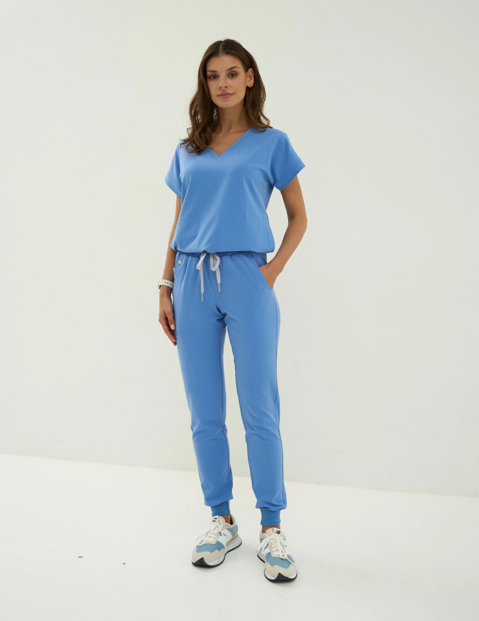 Medizinische Bluse Kendall - MARINA BLUE