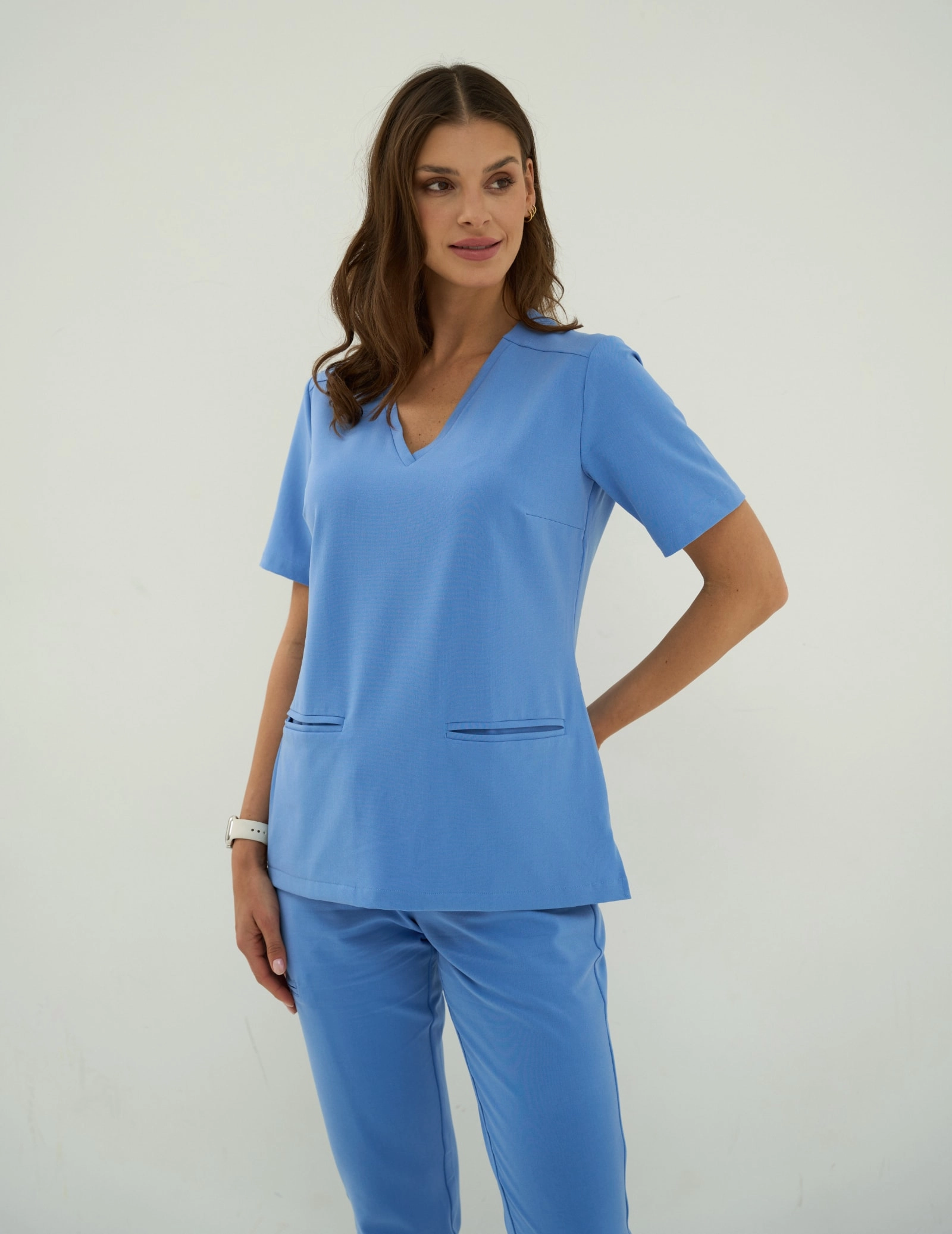 Casy Bluse - MARINA BLUE